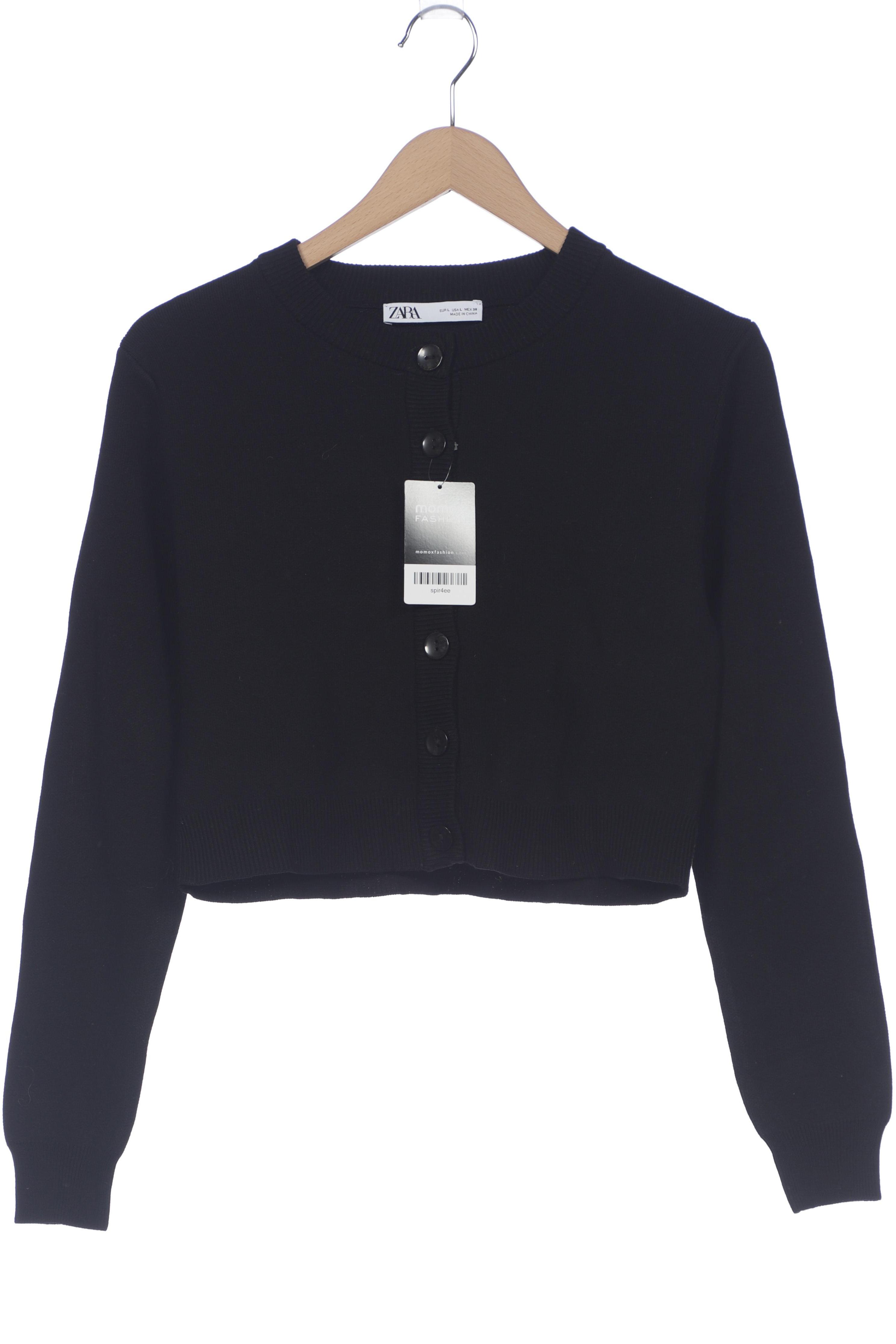 

Zara Damen Strickjacke, schwarz, Gr. 42