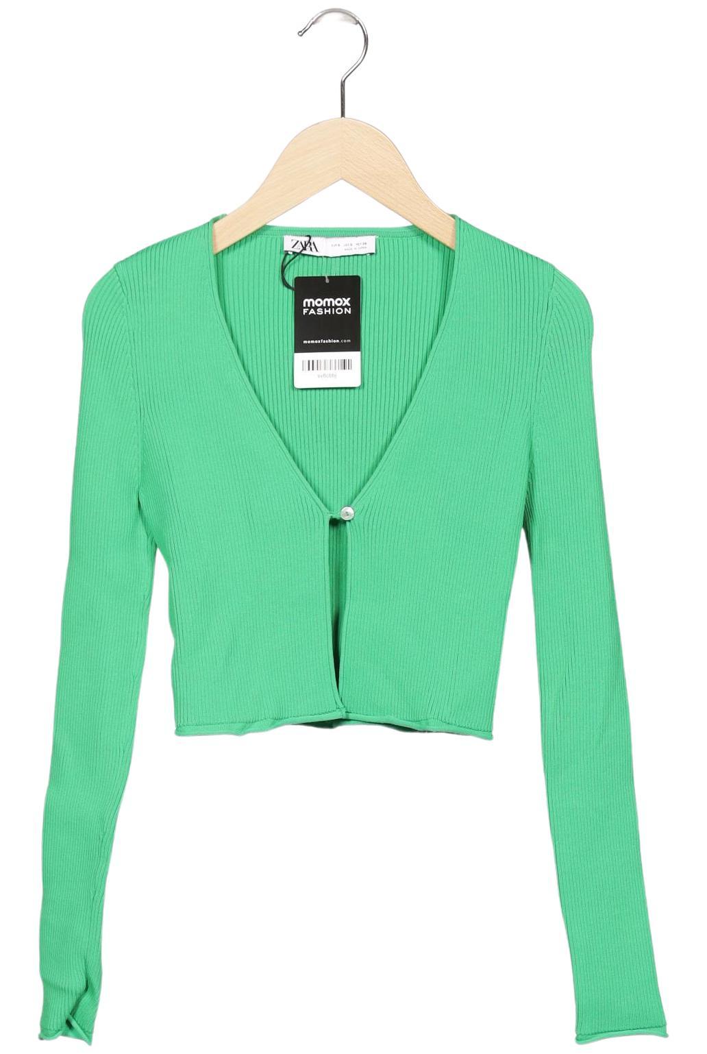 

Zara Damen Strickjacke, grün, Gr. 36
