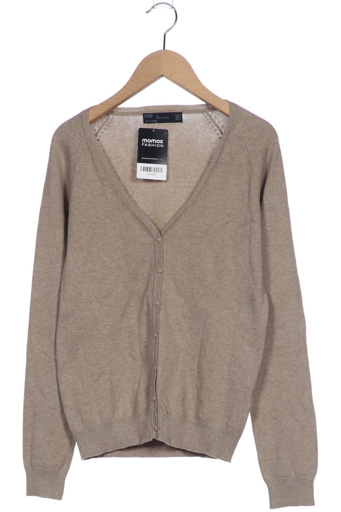 

Zara Damen Strickjacke, beige, Gr. 38