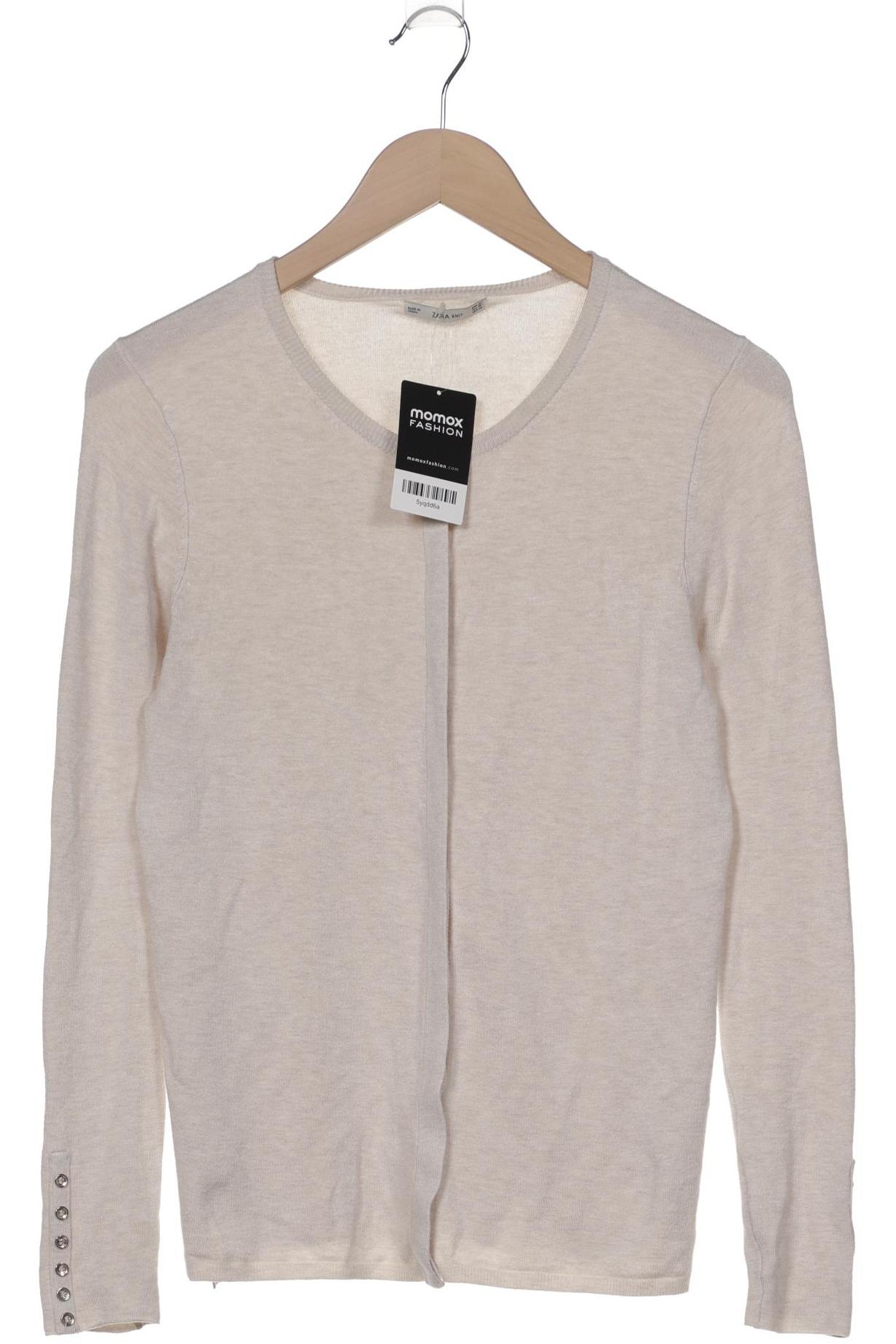 

Zara Damen Strickjacke, beige, Gr. 38