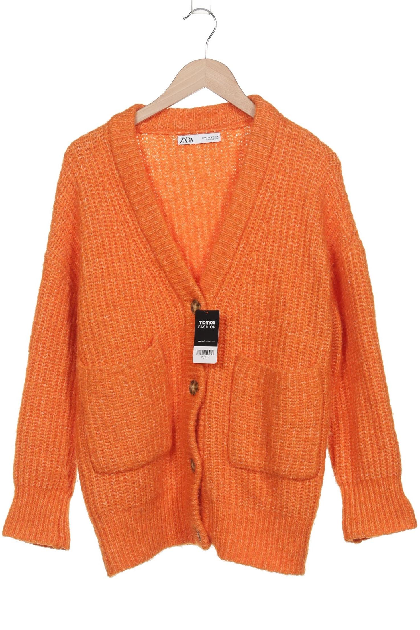 

Zara Damen Strickjacke, orange, Gr. 38