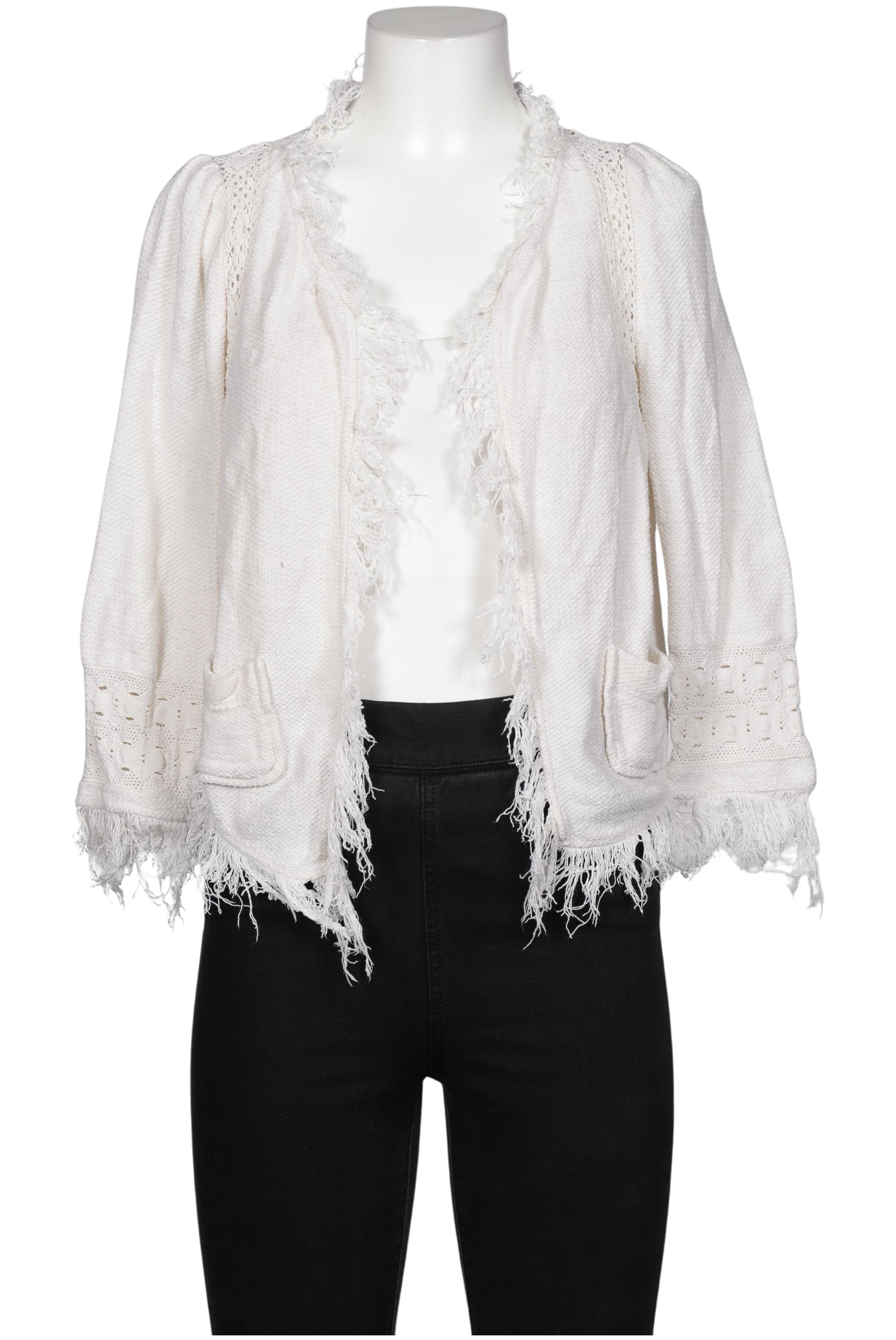 

Zara Damen Strickjacke, cremeweiß, Gr. 42