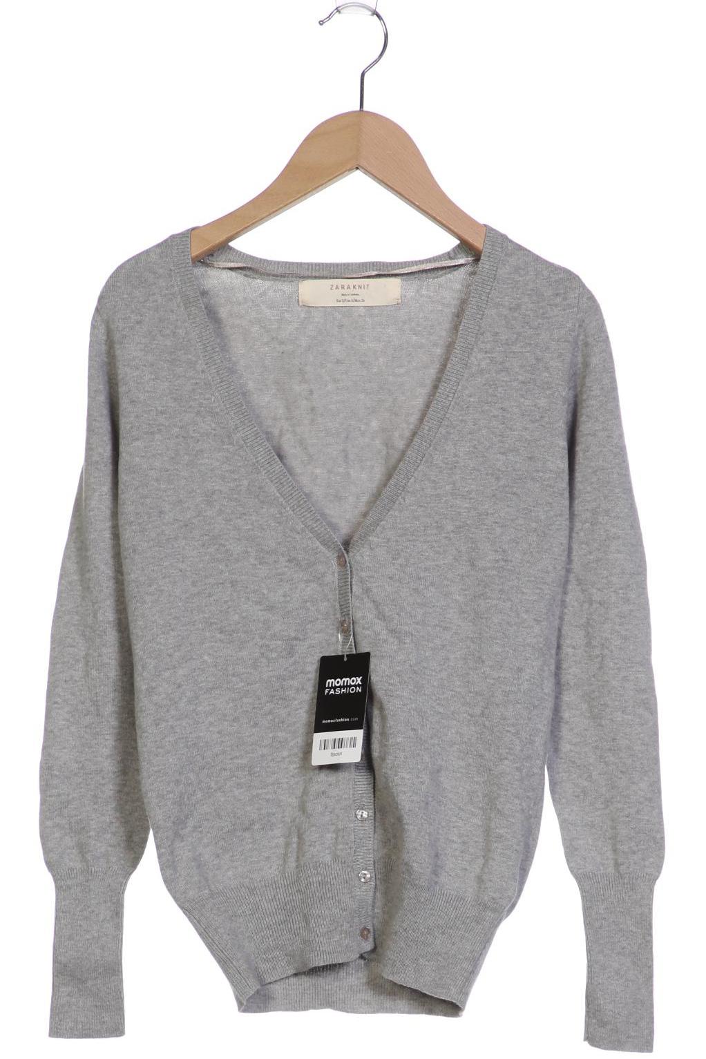 

ZARA Damen Strickjacke, grau