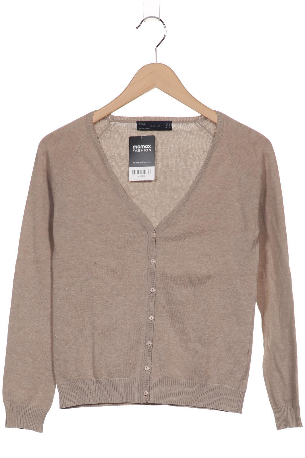 

ZARA Damen Strickjacke, beige