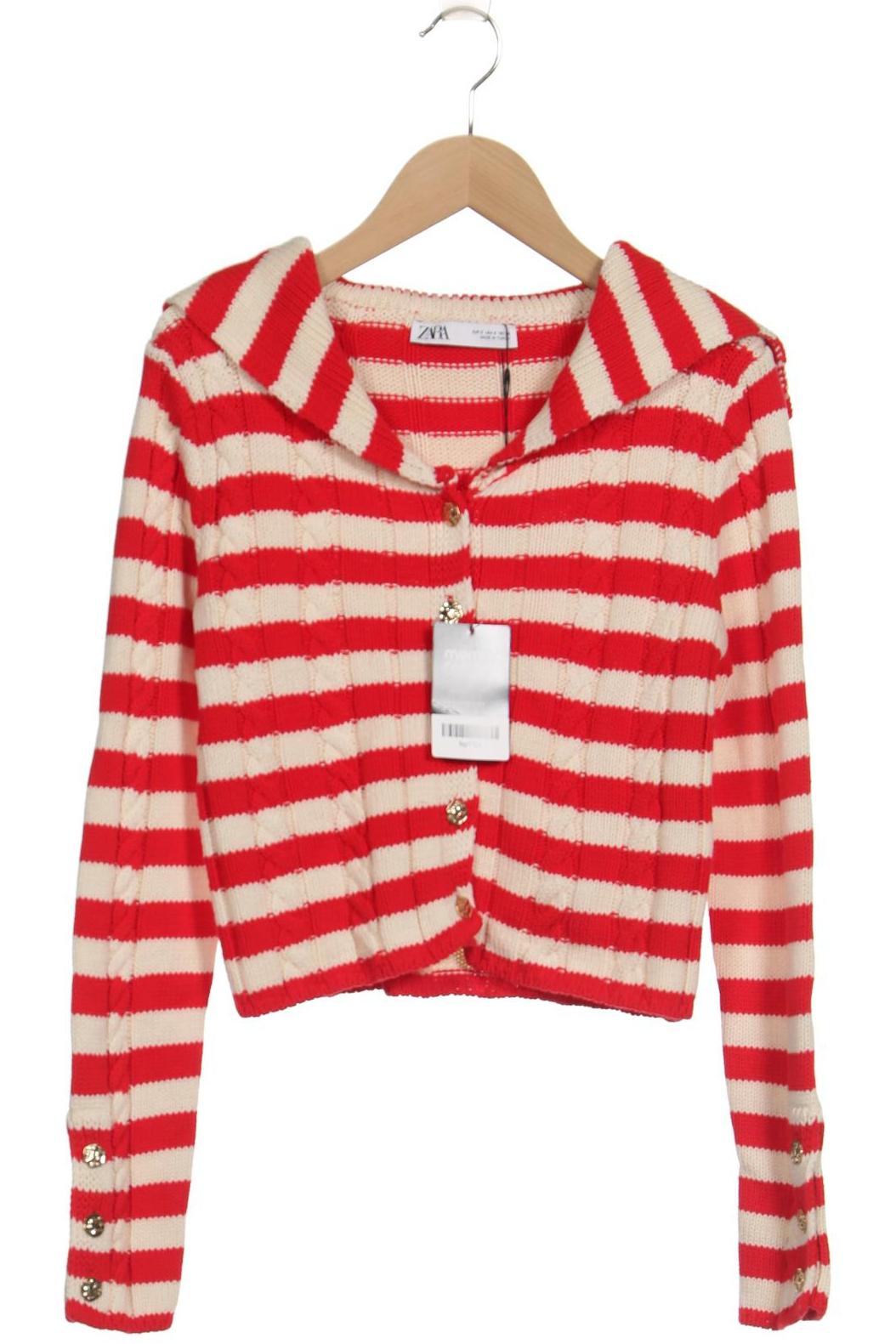 

Zara Damen Strickjacke, rot, Gr. 36