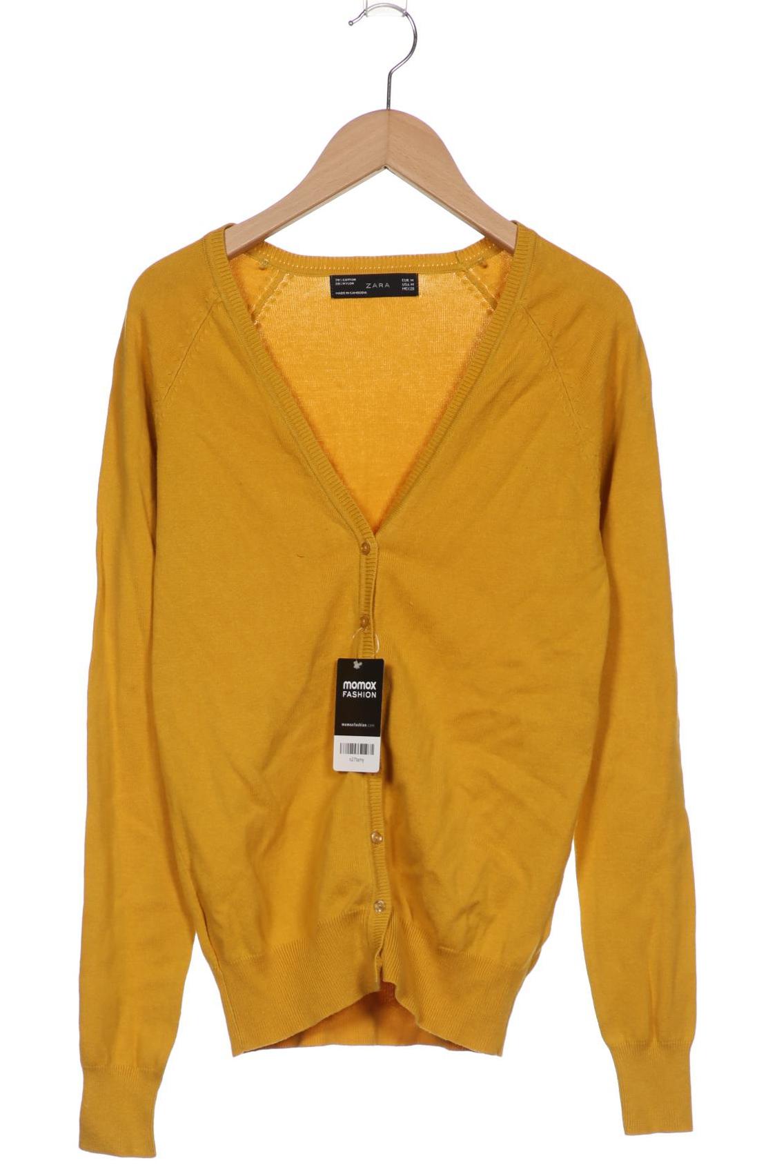 

Zara Damen Strickjacke, gelb, Gr. 38
