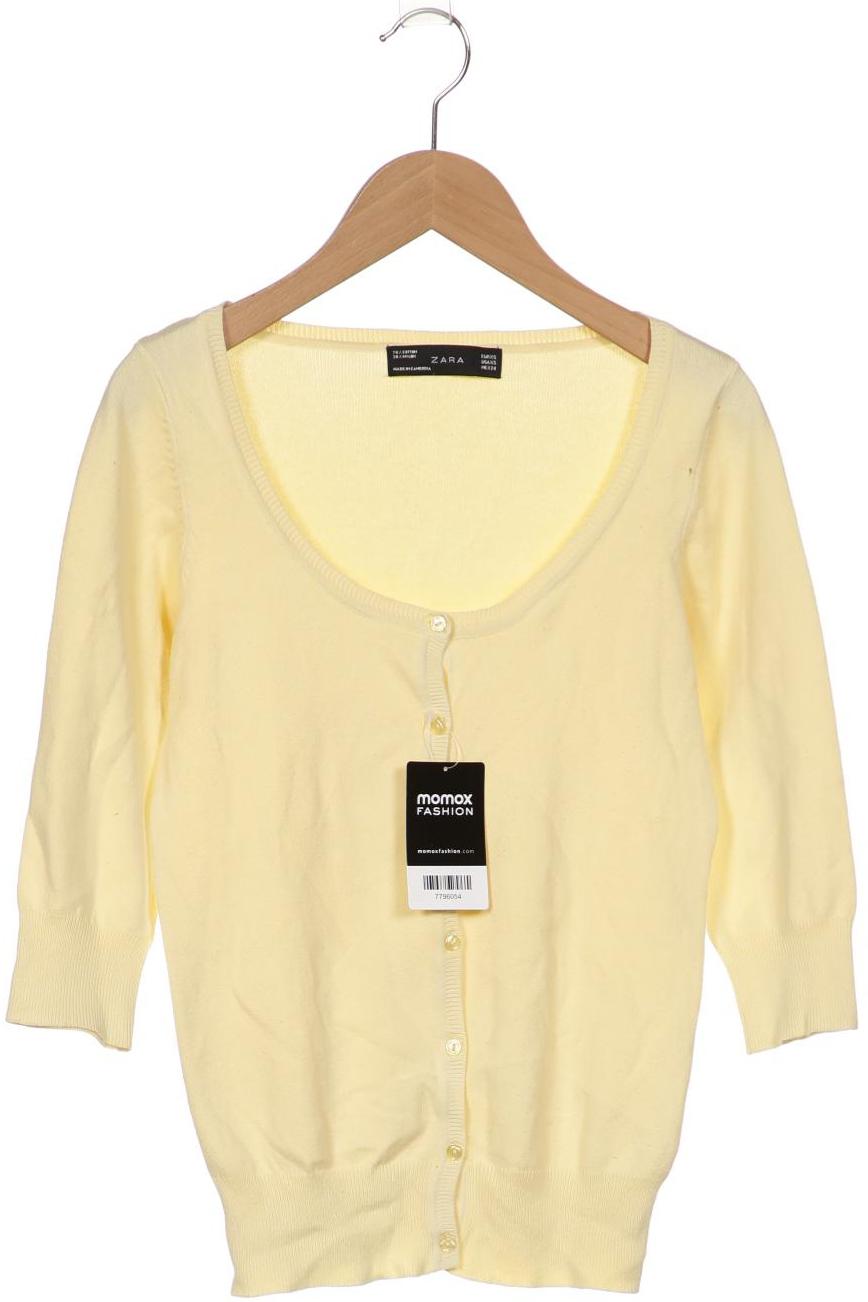 

Zara Damen Strickjacke, gelb, Gr. 34