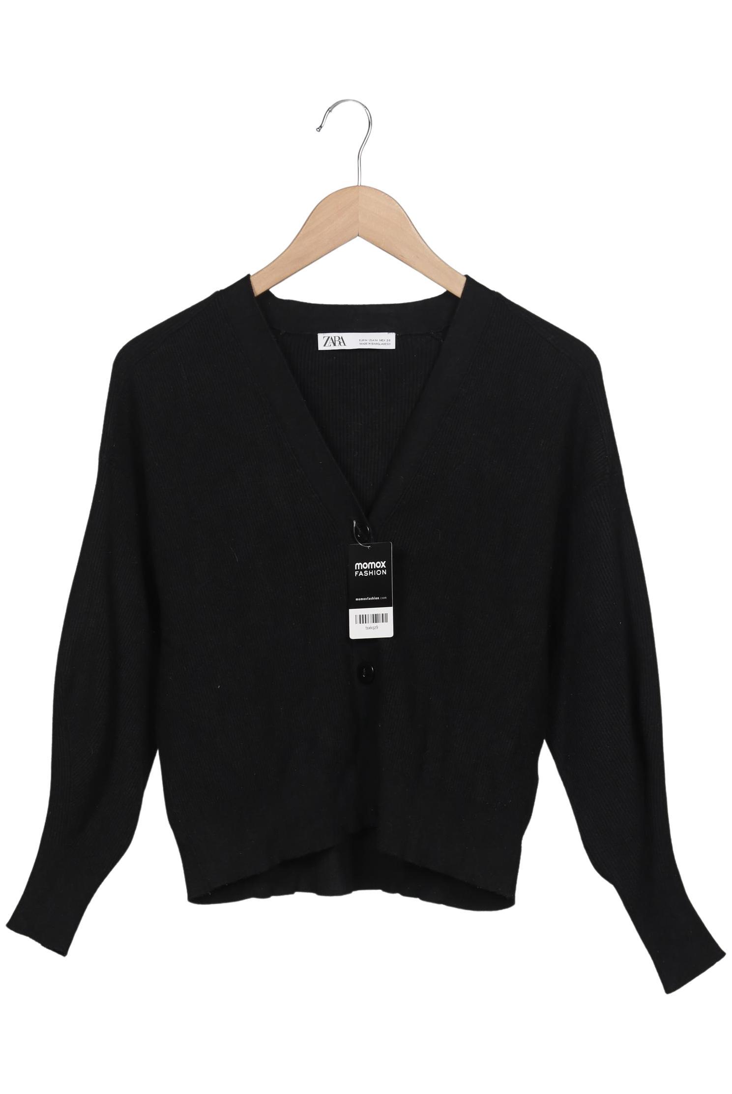 

Zara Damen Strickjacke, schwarz, Gr. 38