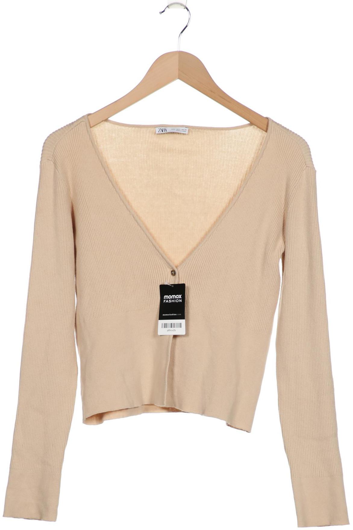 

ZARA Damen Strickjacke, beige