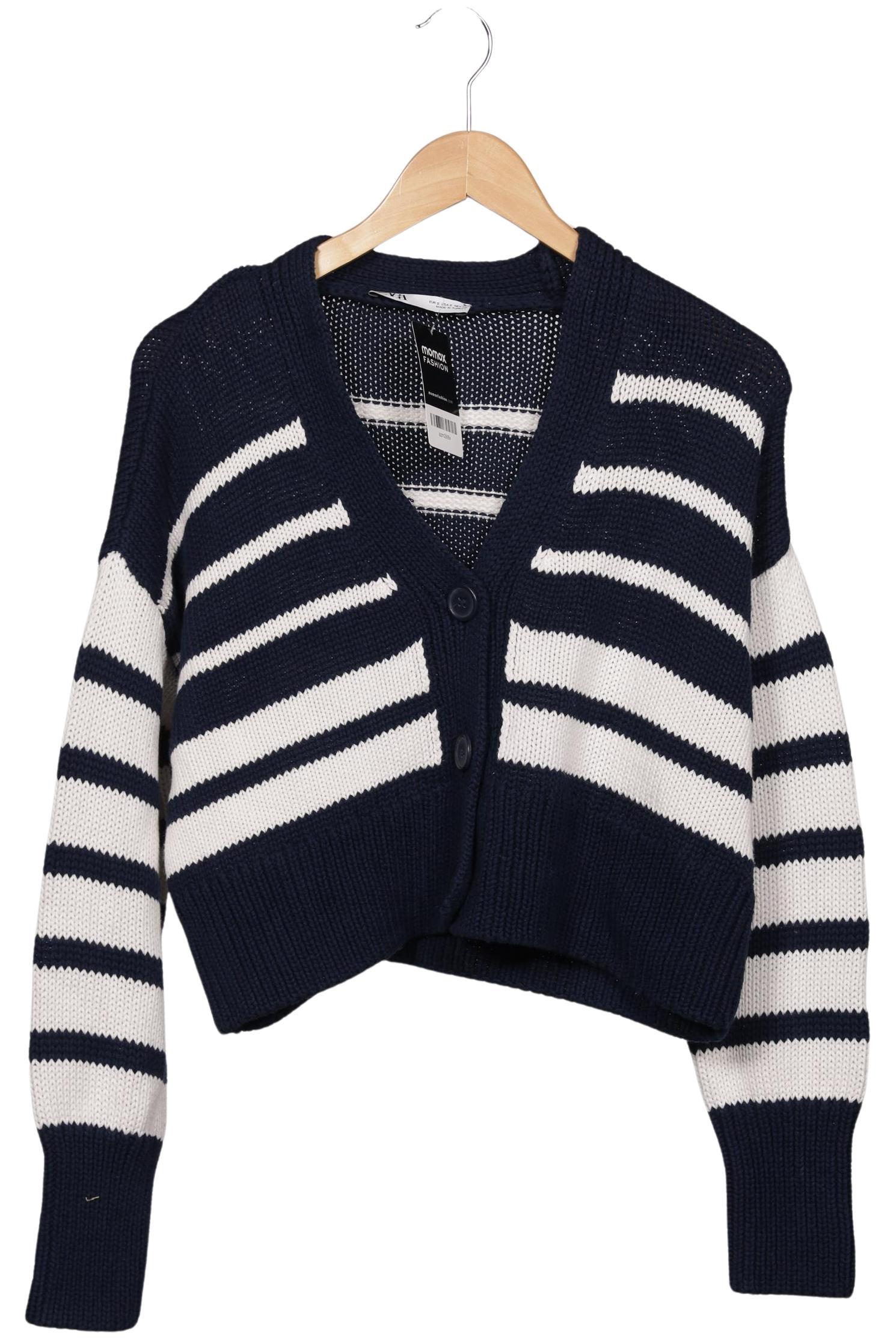 

Zara Damen Strickjacke, marineblau, Gr. 36