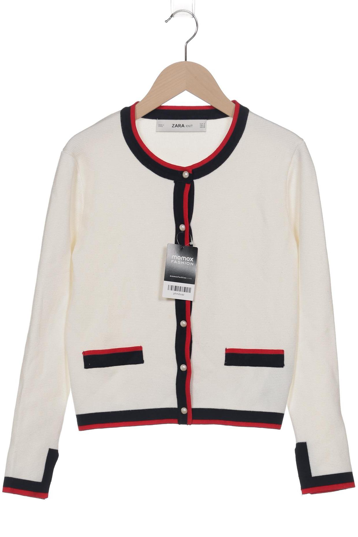 

Zara Damen Strickjacke, cremeweiß, Gr. 36