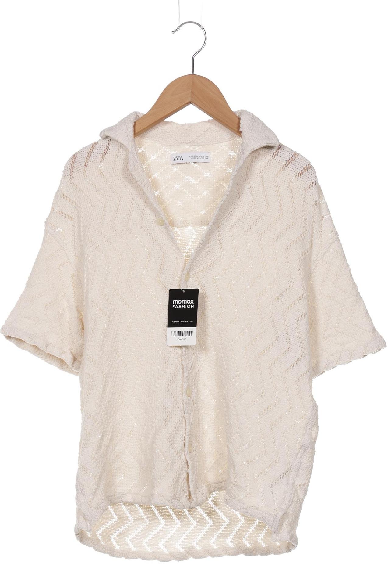

Zara Damen Strickjacke, cremeweiß, Gr. 36