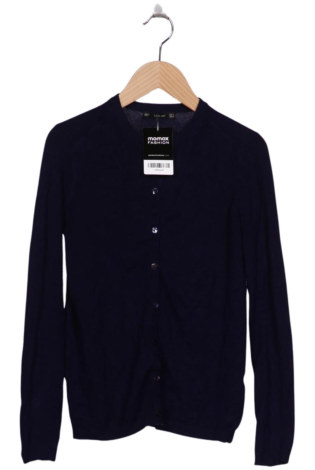 

Zara Damen Strickjacke, marineblau, Gr. 36
