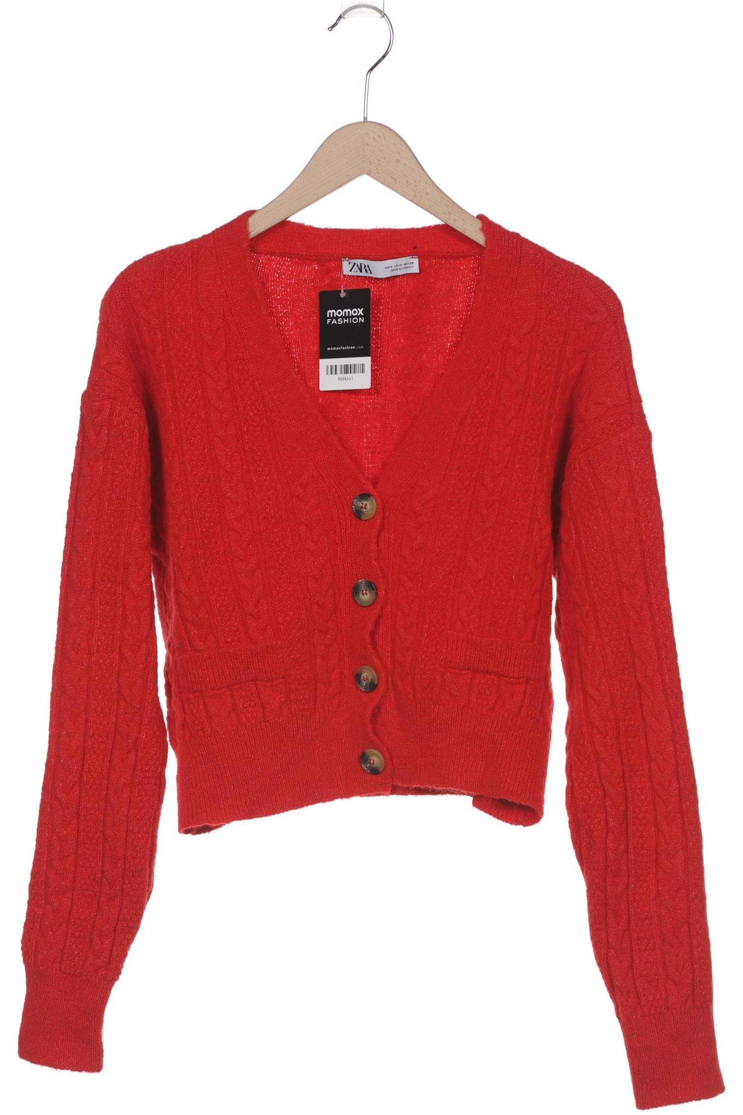 

Zara Damen Strickjacke, rot, Gr. 36