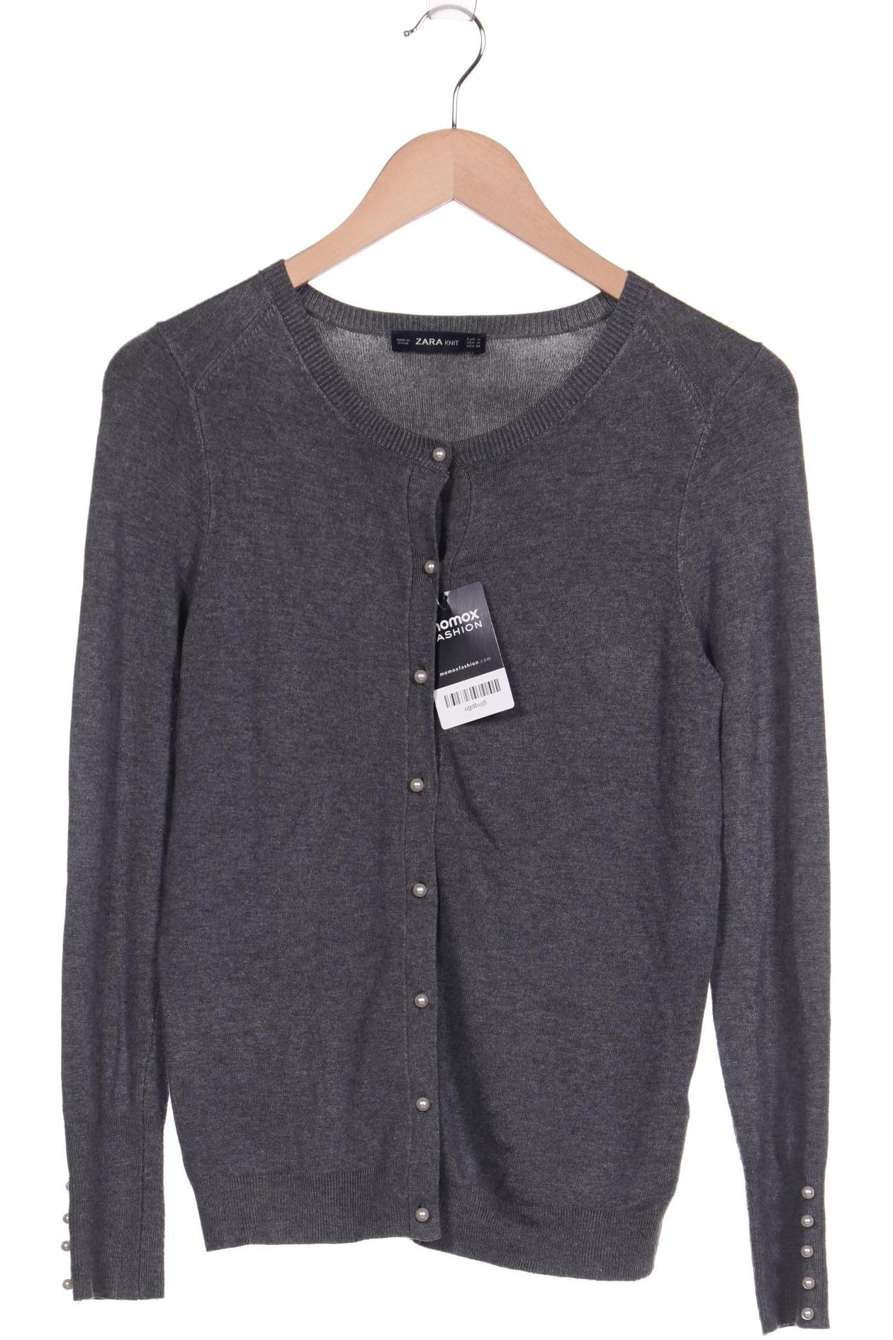 

ZARA Damen Strickjacke, grau