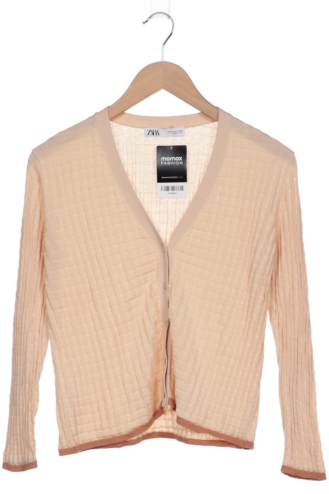 

Zara Damen Strickjacke, beige, Gr. 38