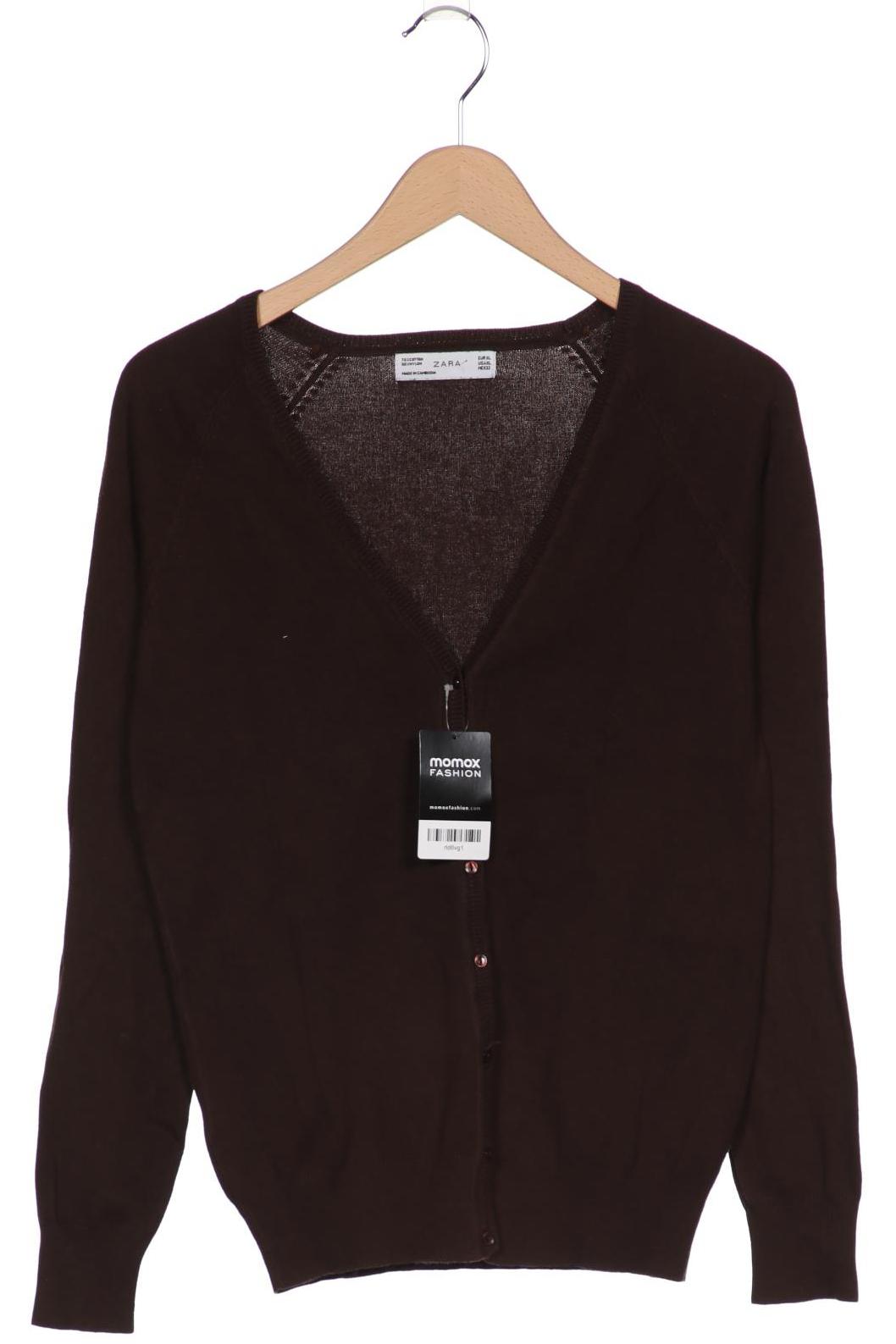 

ZARA Damen Strickjacke, braun