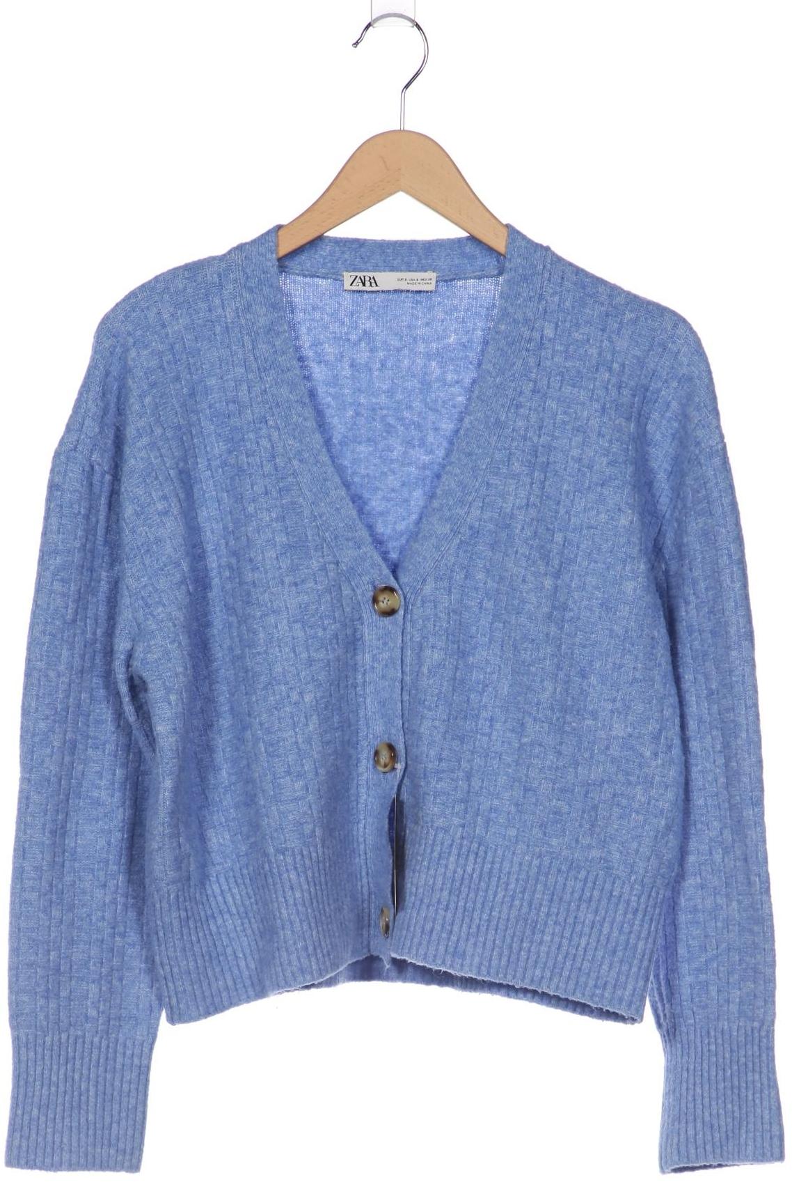 

Zara Damen Strickjacke, blau, Gr. 36