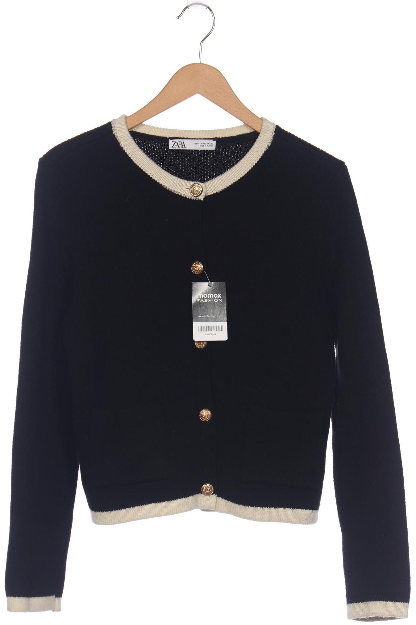 

Zara Damen Strickjacke, schwarz, Gr. 44