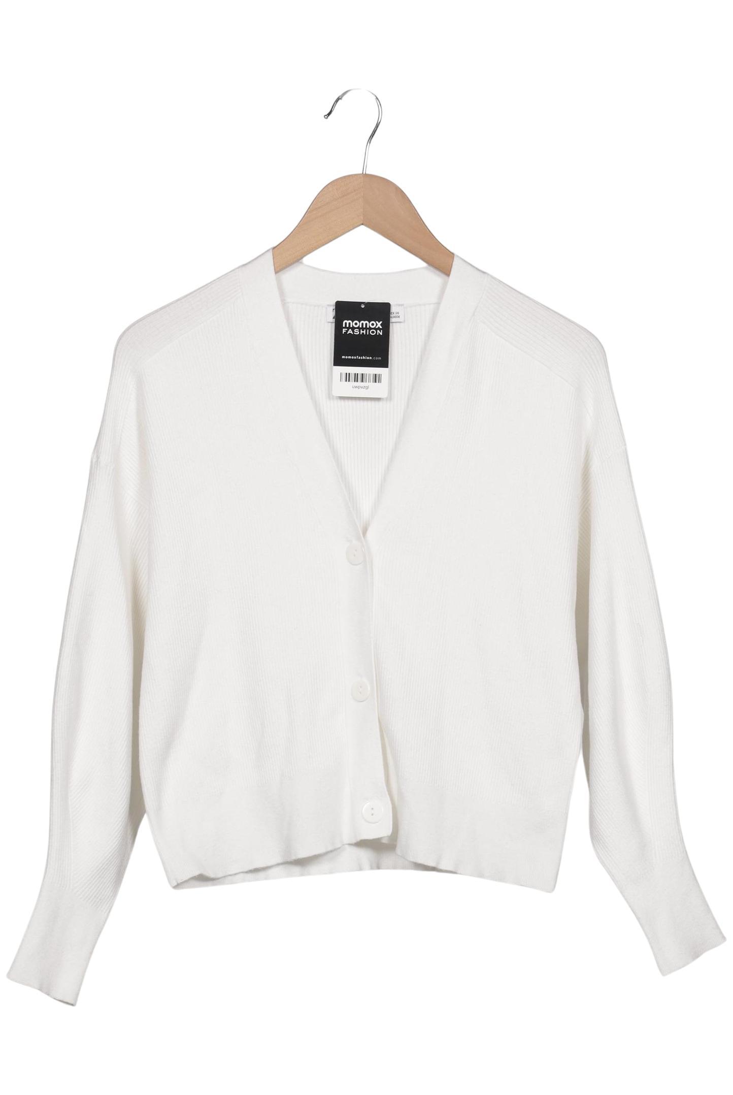 

Zara Damen Strickjacke, weiß, Gr. 36