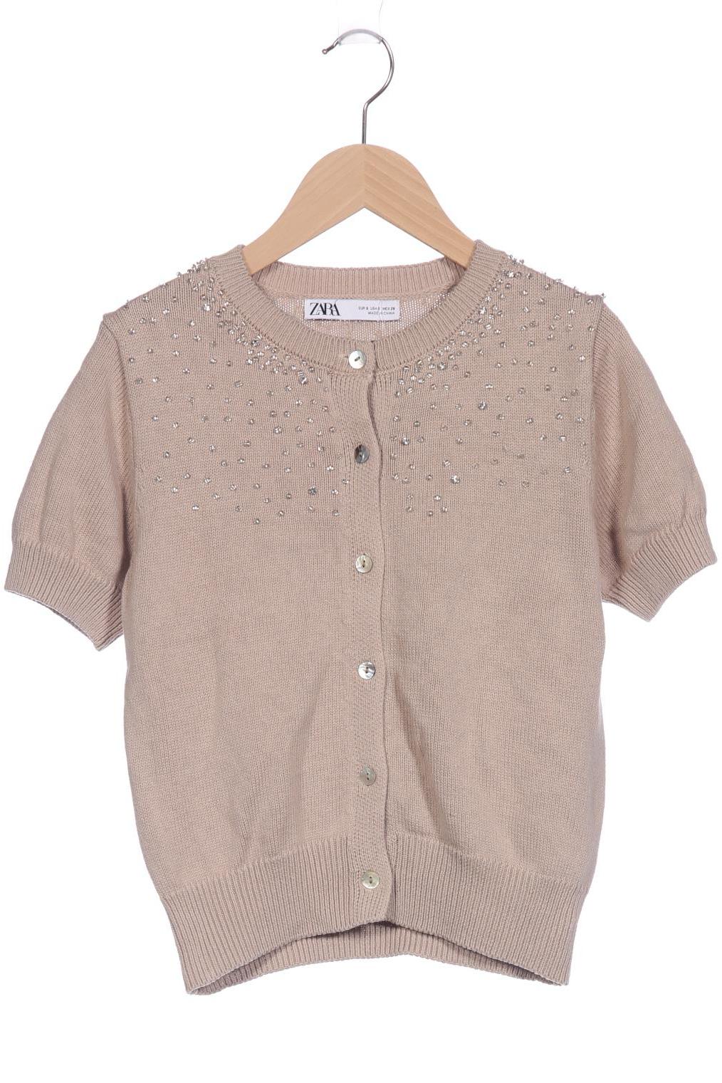 

Zara Damen Strickjacke, beige, Gr. 36