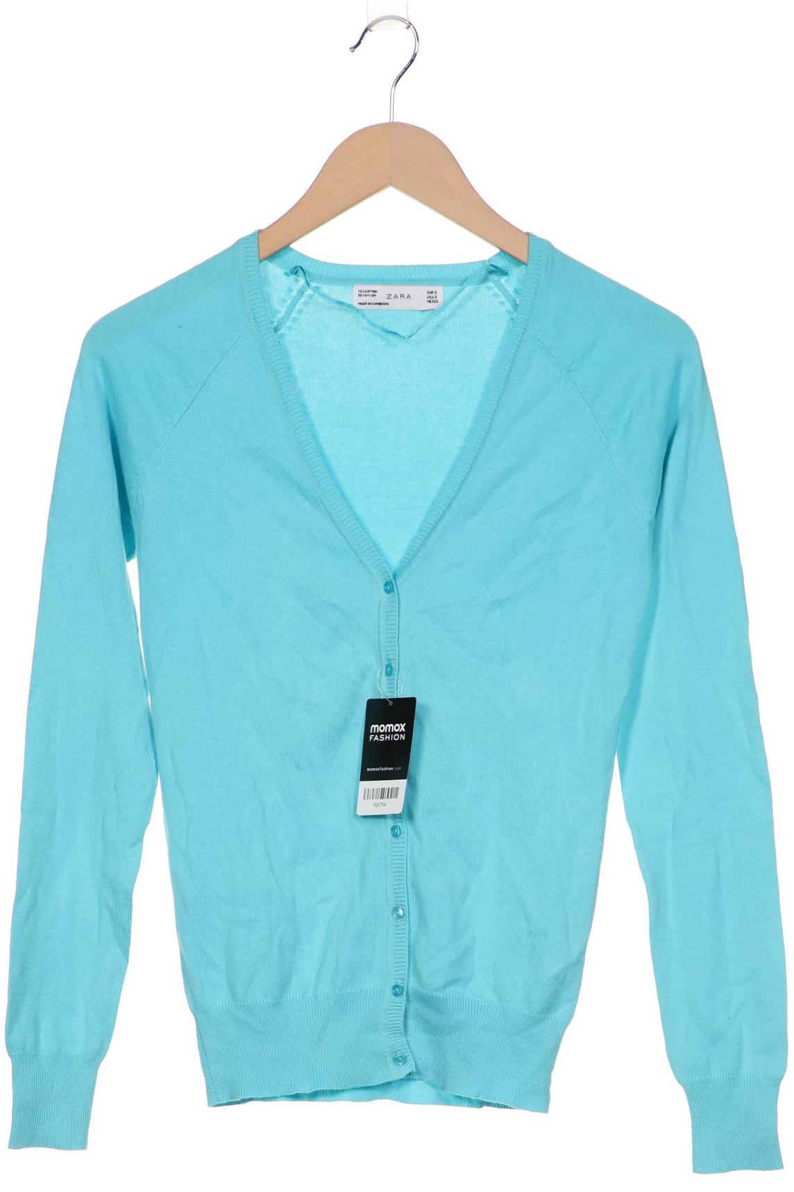 

Zara Damen Strickjacke, blau, Gr. 36