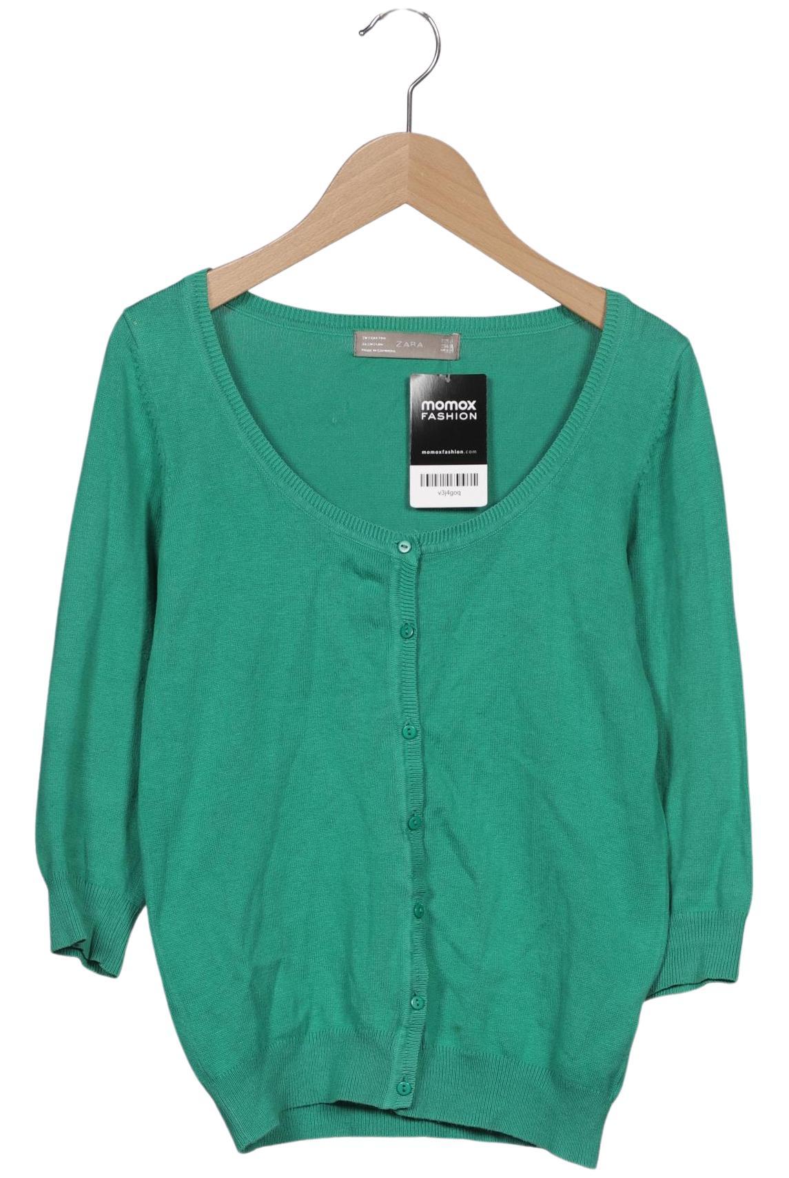 

Zara Damen Strickjacke, grün, Gr. 36