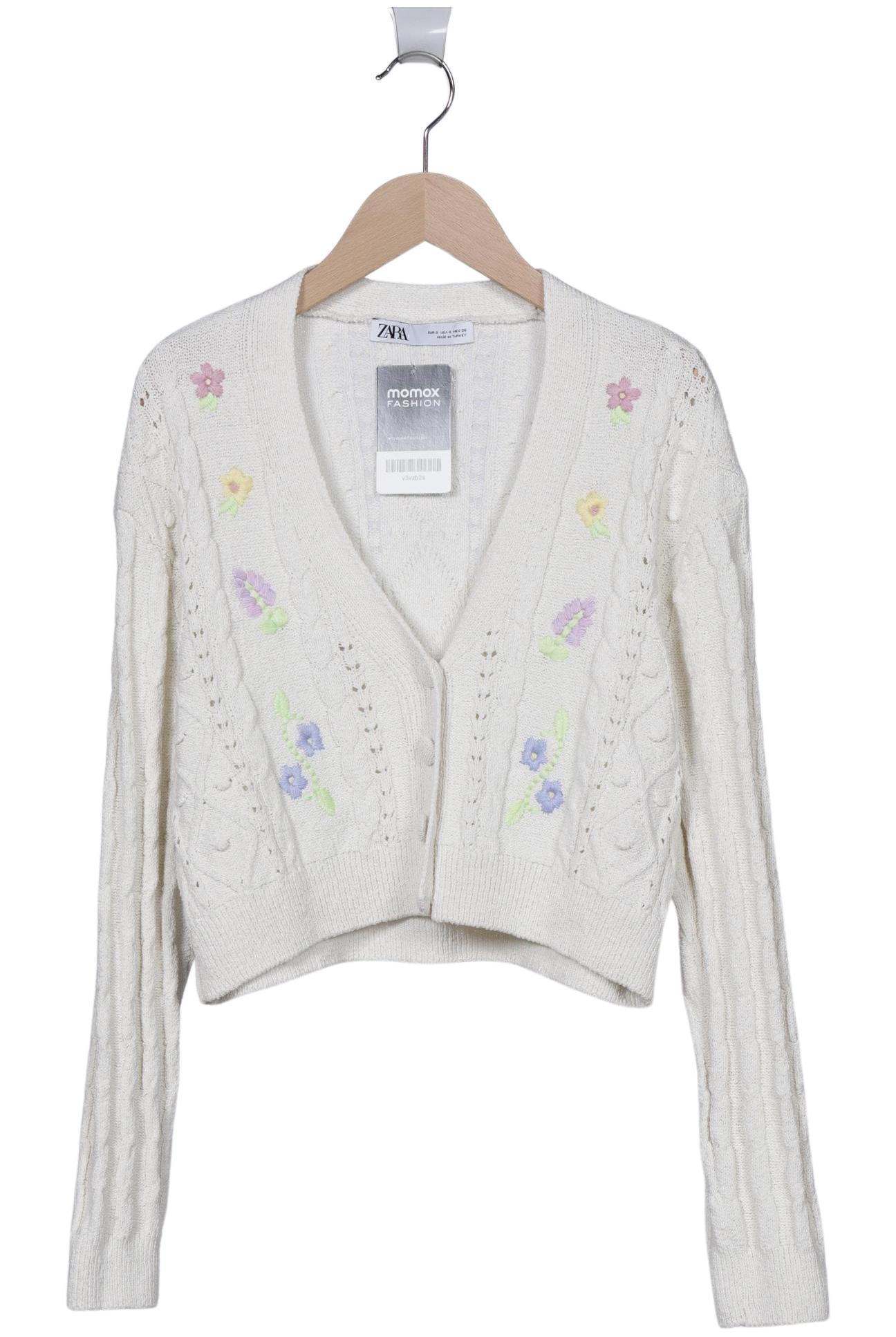 

Zara Damen Strickjacke, cremeweiß, Gr. 36