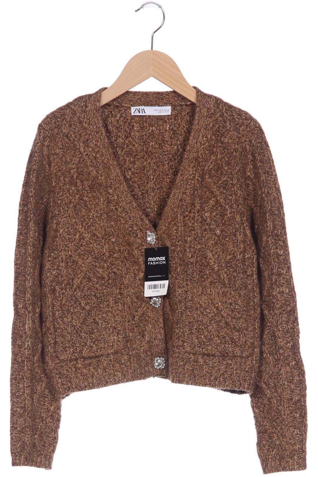 

Zara Damen Strickjacke, braun, Gr. 36