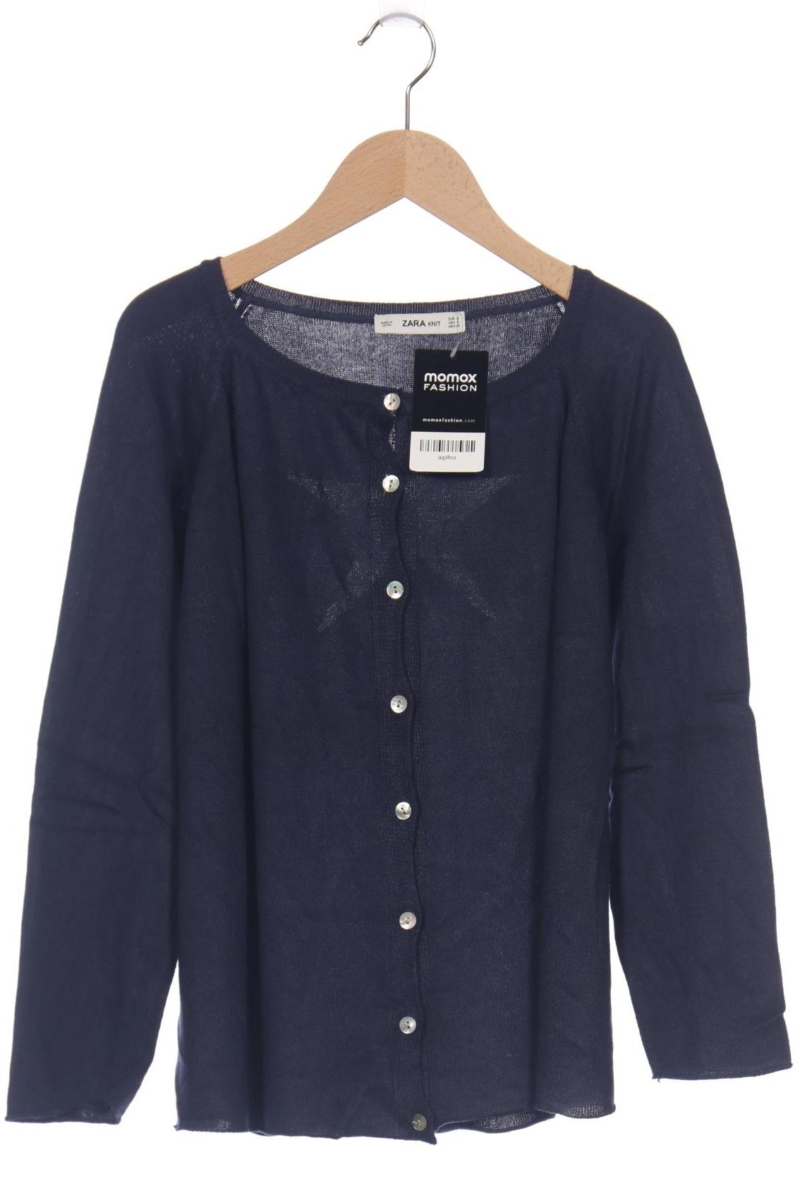 

Zara Damen Strickjacke, marineblau, Gr. 36