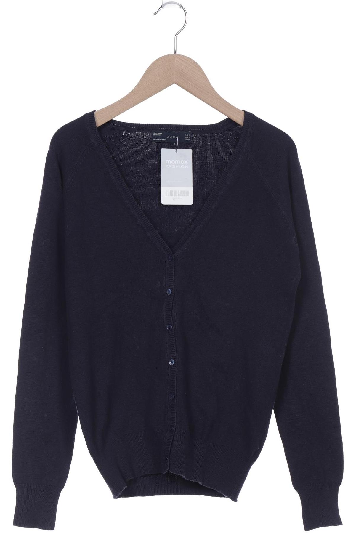 

Zara Damen Strickjacke, marineblau, Gr. 36