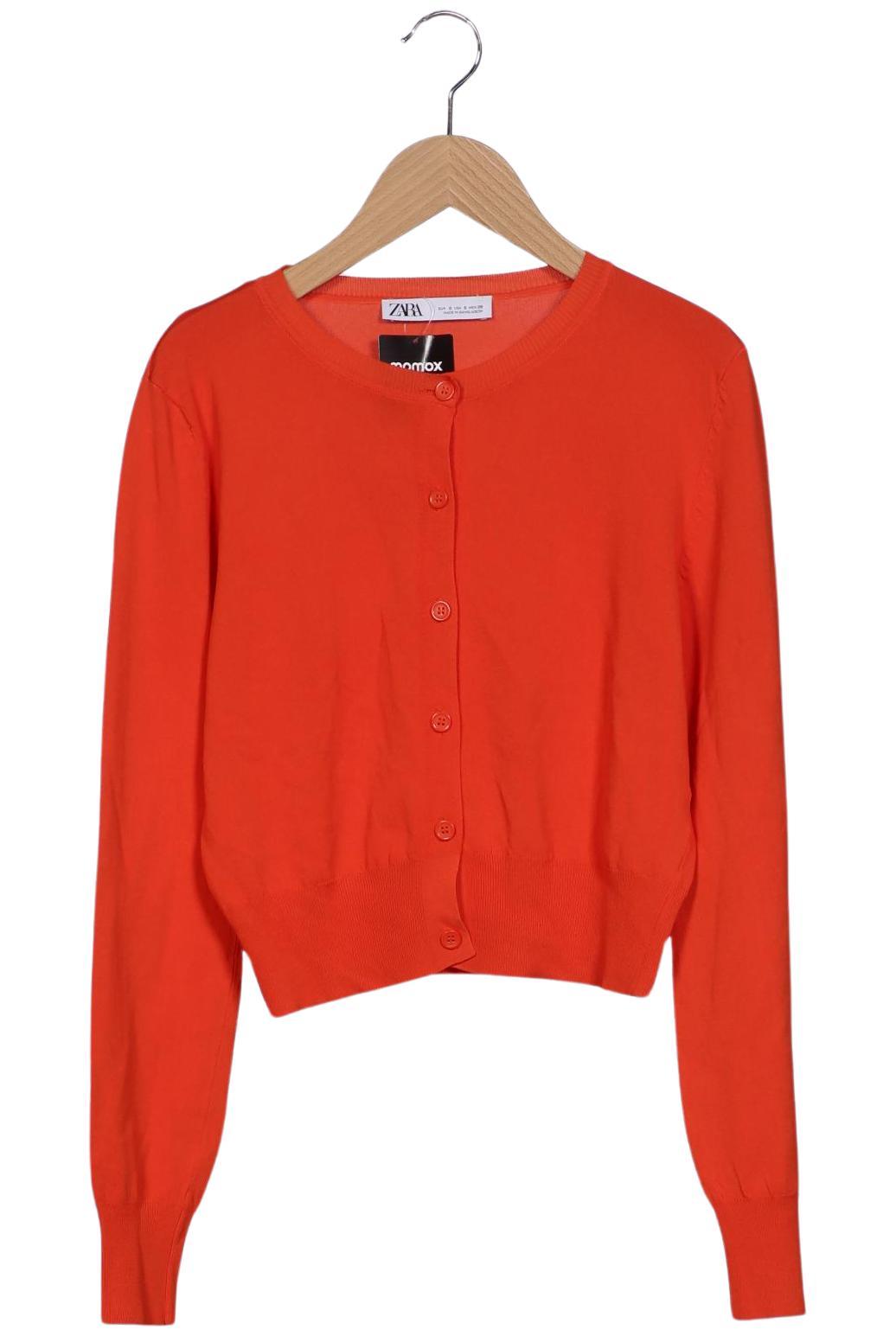 

Zara Damen Strickjacke, orange, Gr. 36