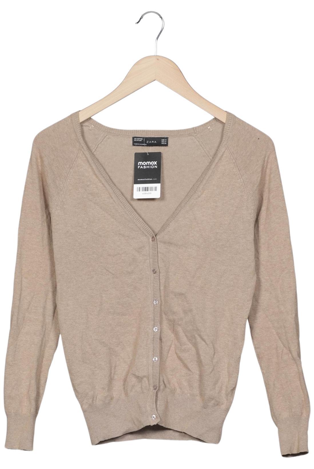 

Zara Damen Strickjacke, beige, Gr. 38