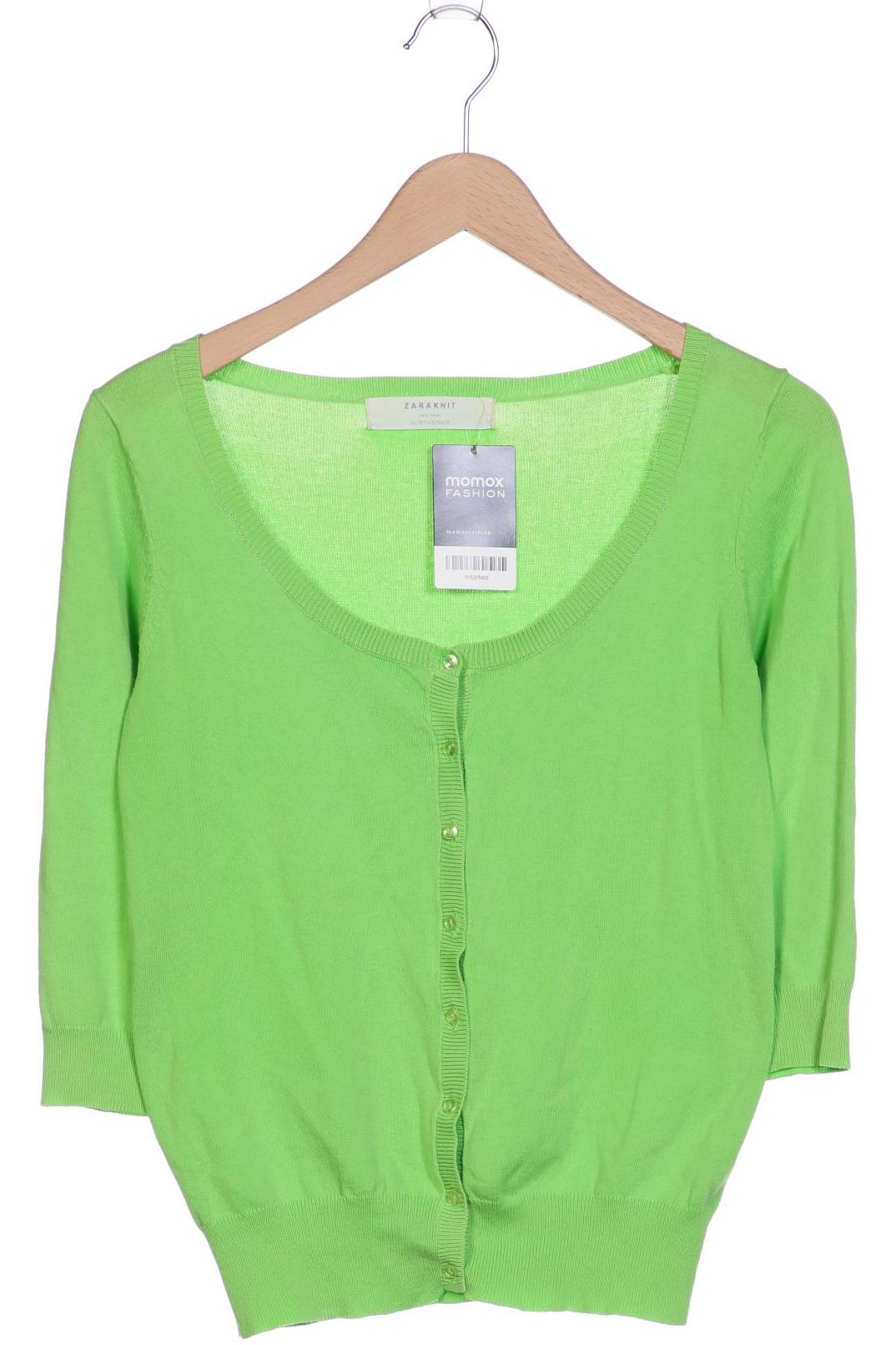 

ZARA Damen Strickjacke, hellgrün