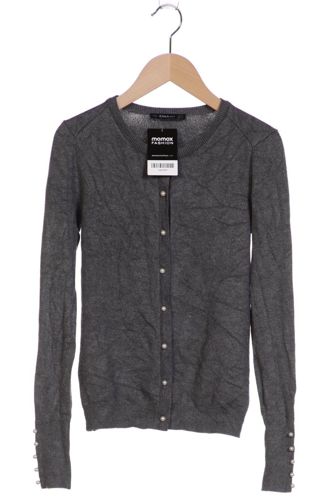 

ZARA Damen Strickjacke, grau
