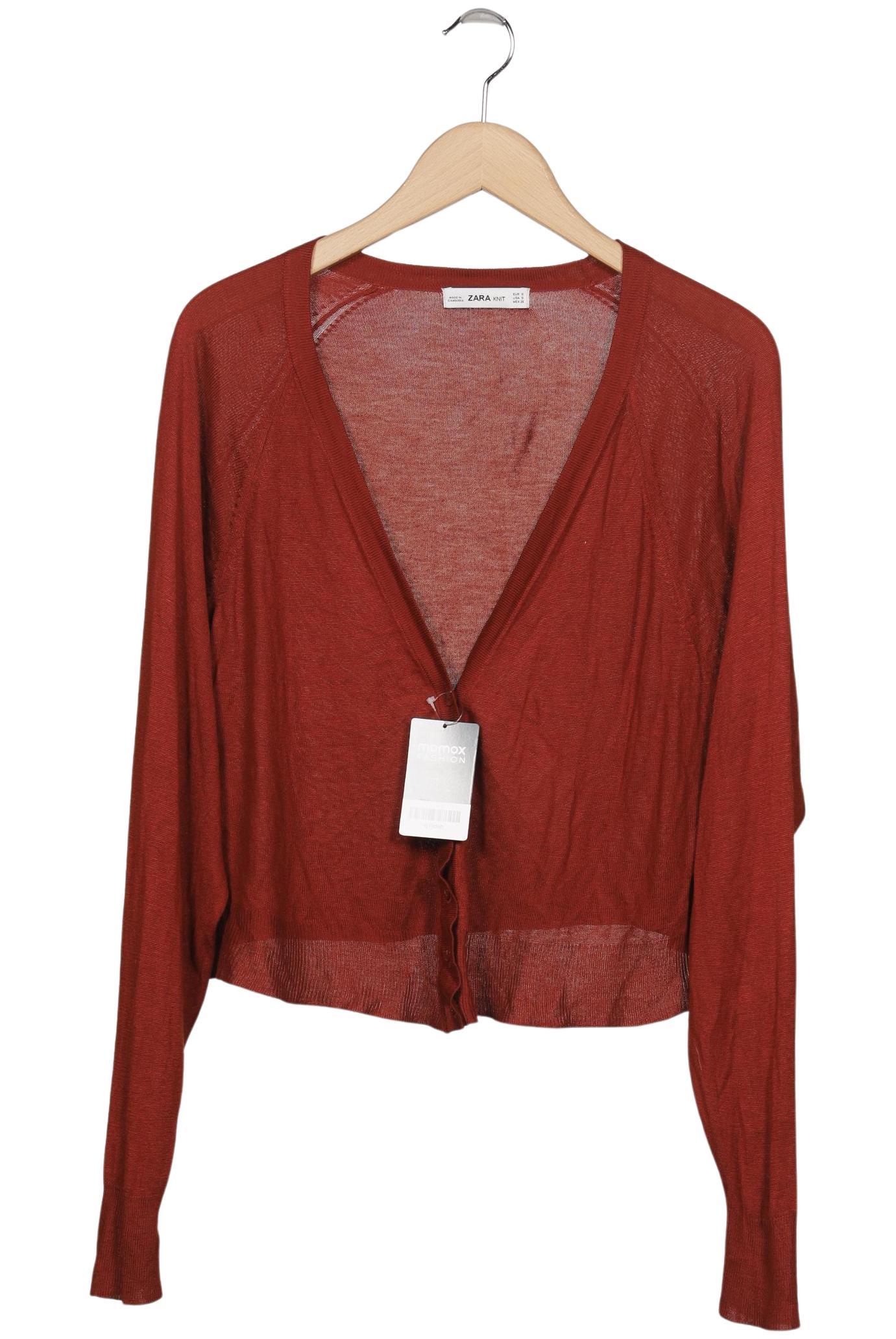 

Zara Damen Strickjacke, rot, Gr. 36