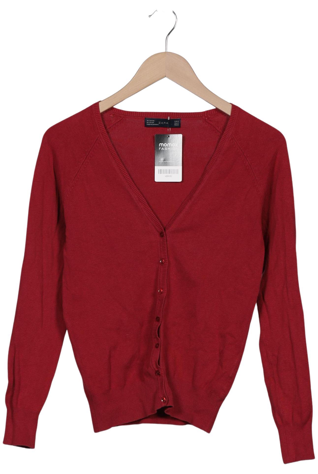 

Zara Damen Strickjacke, rot, Gr. 36