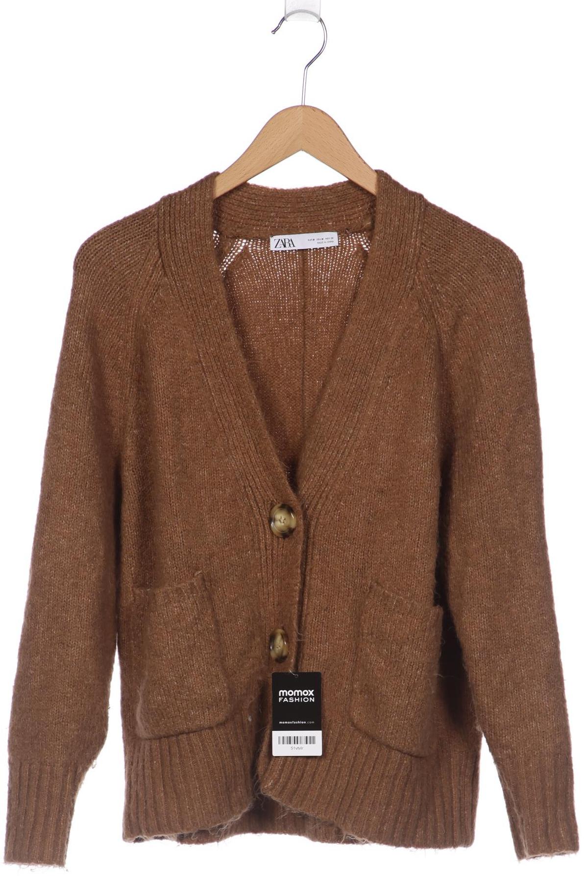 

ZARA Damen Strickjacke, braun