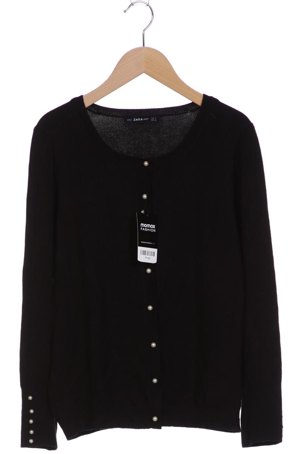 

ZARA Damen Strickjacke, schwarz
