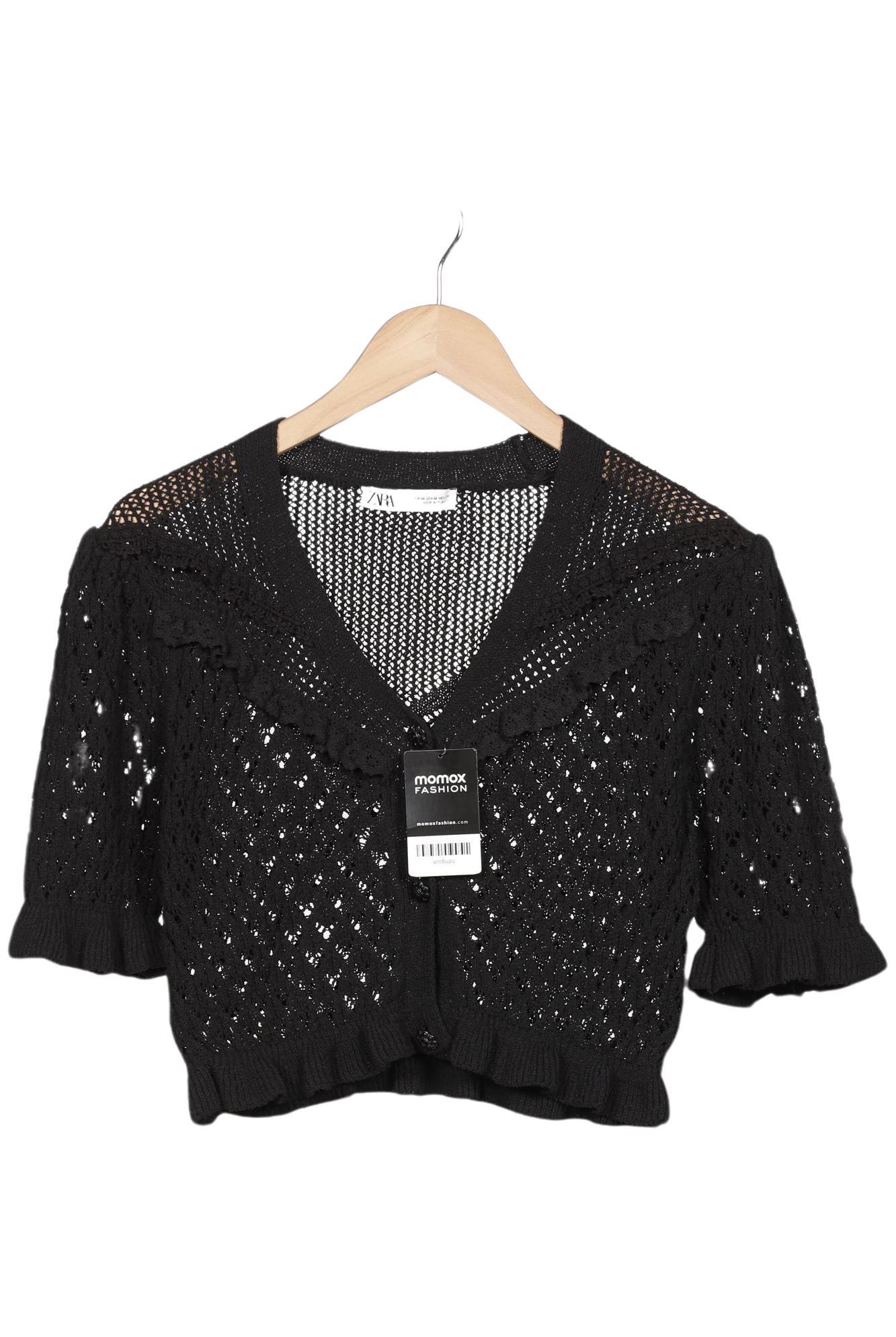 

Zara Damen Strickjacke, schwarz, Gr. 38