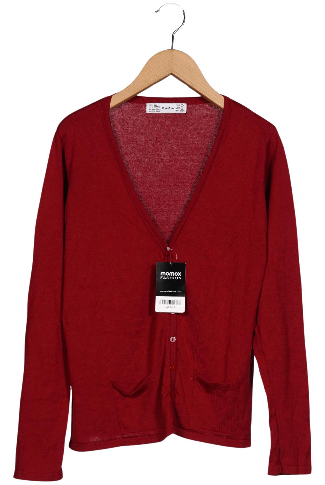 

Zara Damen Strickjacke, bordeaux, Gr. 42