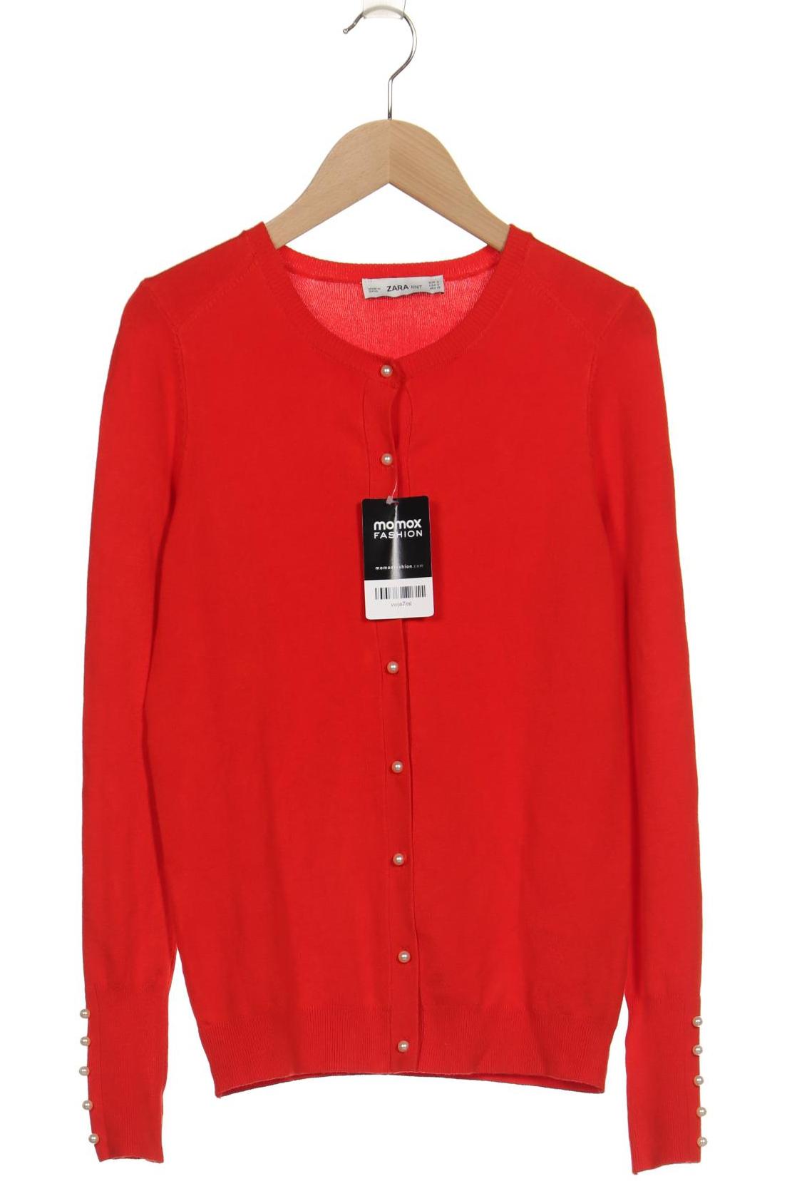 

Zara Damen Strickjacke, rot, Gr. 36