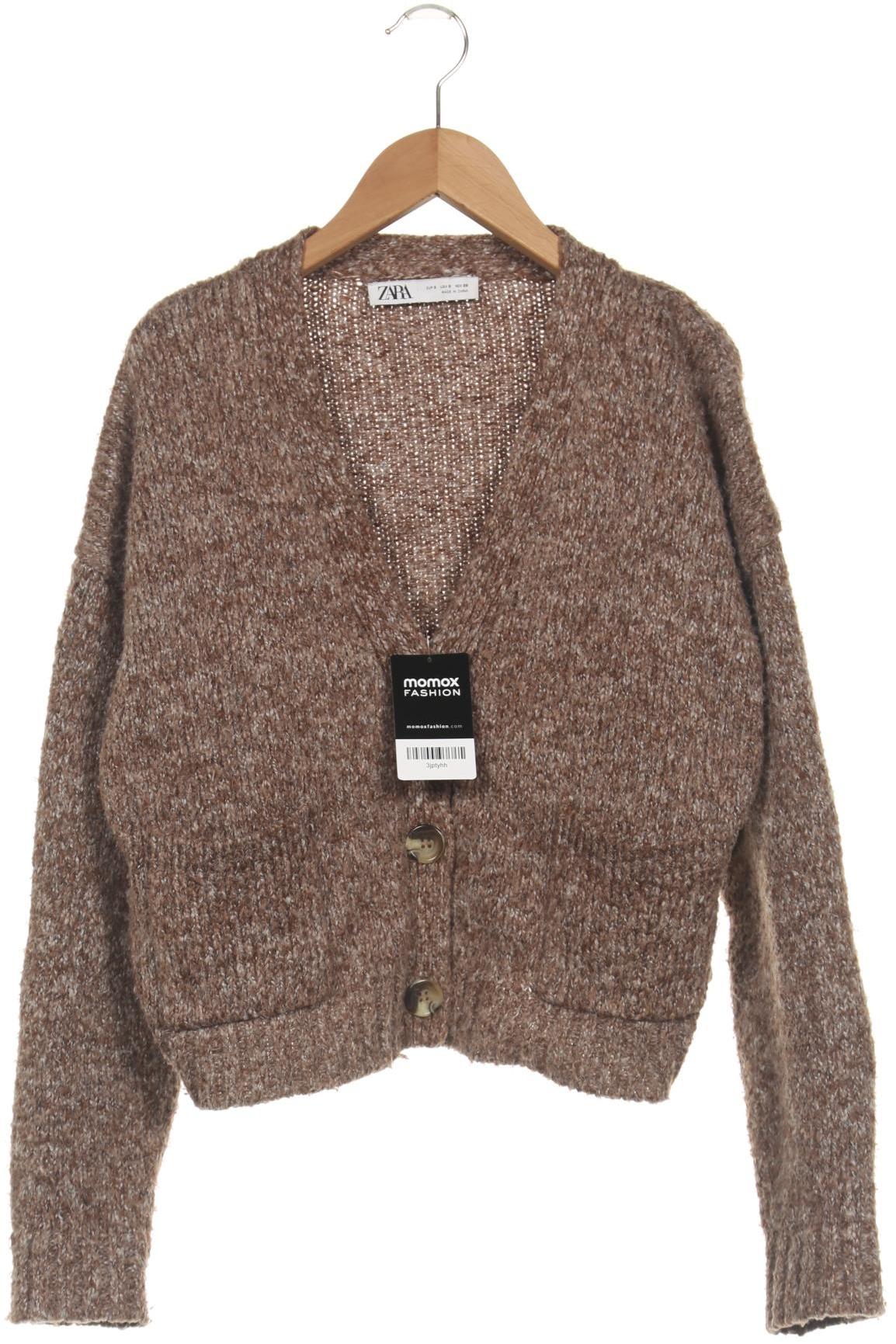 

Zara Damen Strickjacke, braun, Gr. 36
