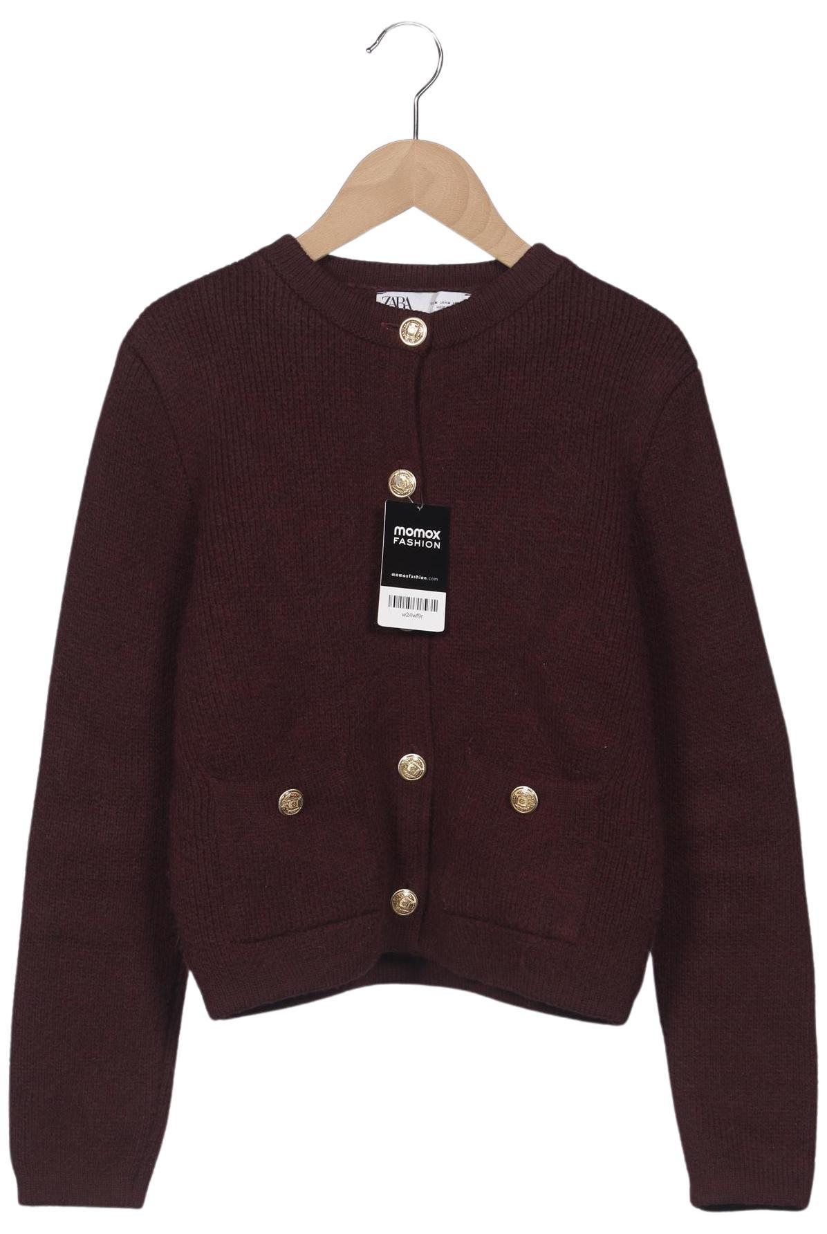 

Zara Damen Strickjacke, bordeaux, Gr. 38