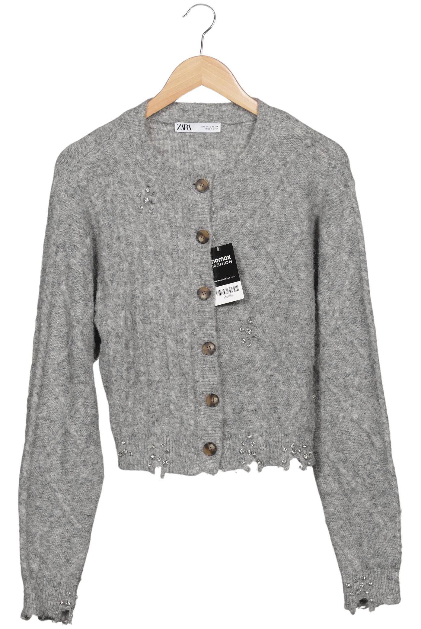 

Zara Damen Strickjacke, grau, Gr. 42