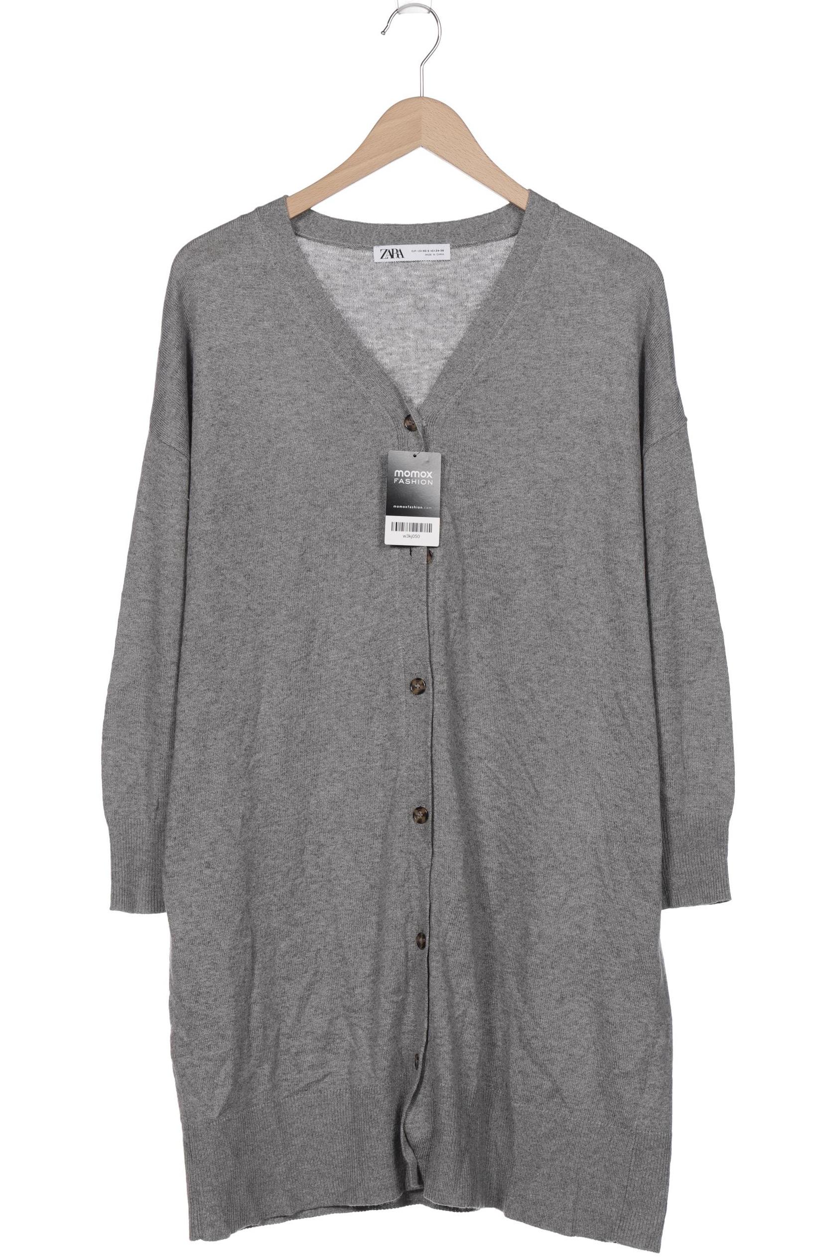 

ZARA Damen Strickjacke, grau