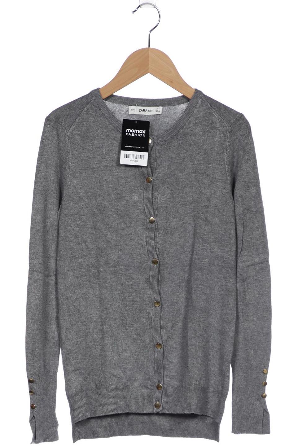 

ZARA Damen Strickjacke, grau