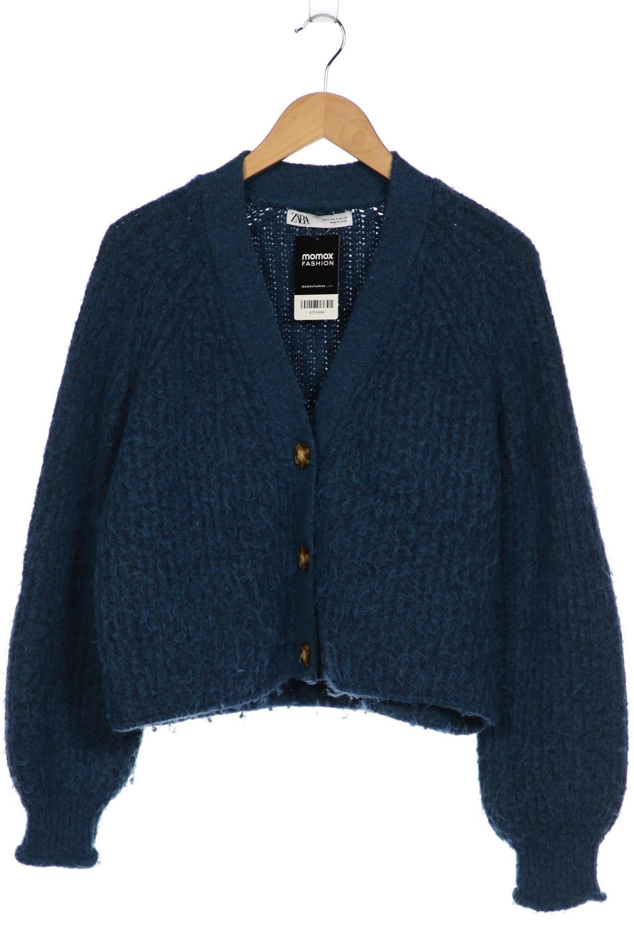 

Zara Damen Strickjacke, blau, Gr. 36