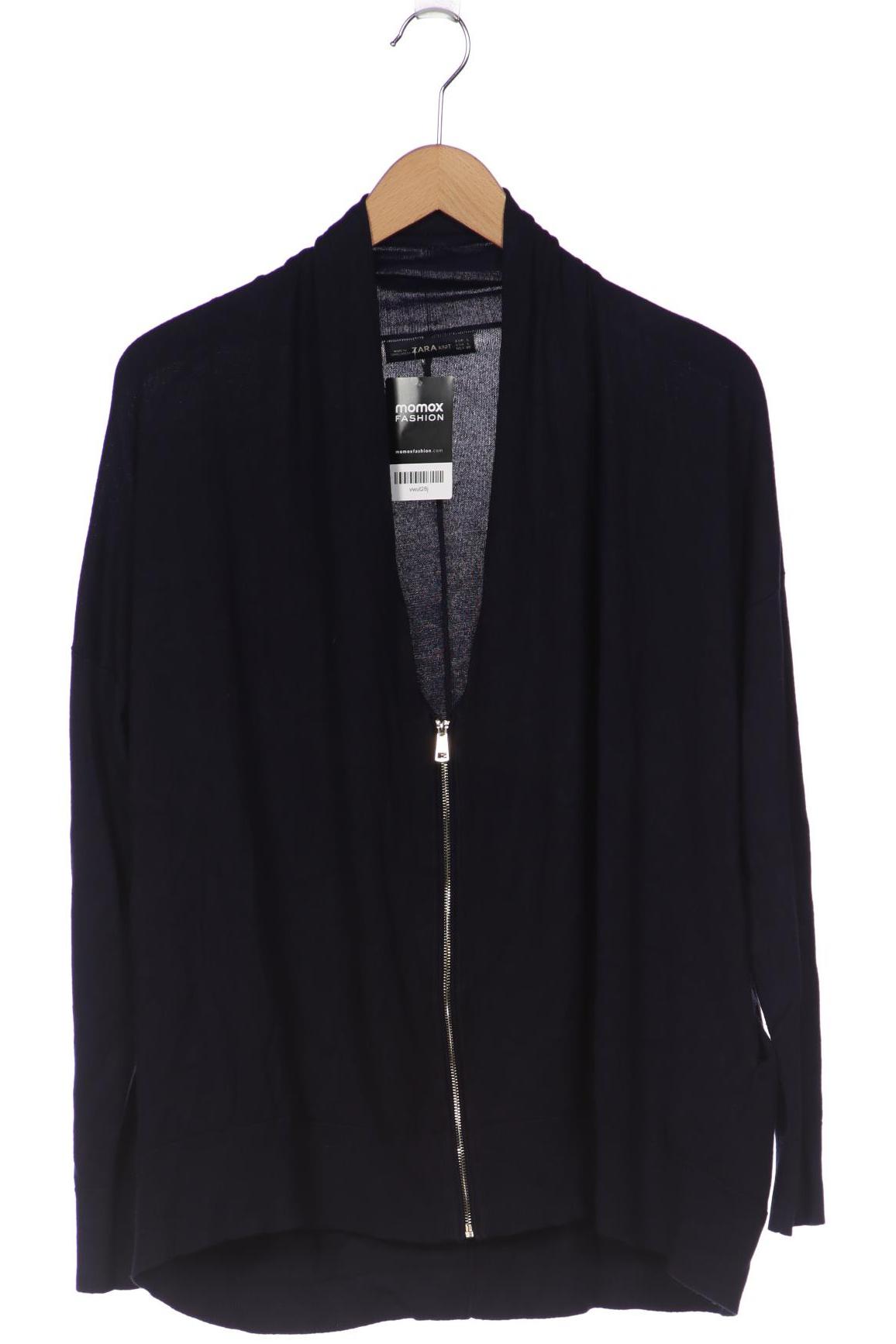 

ZARA Damen Strickjacke, marineblau