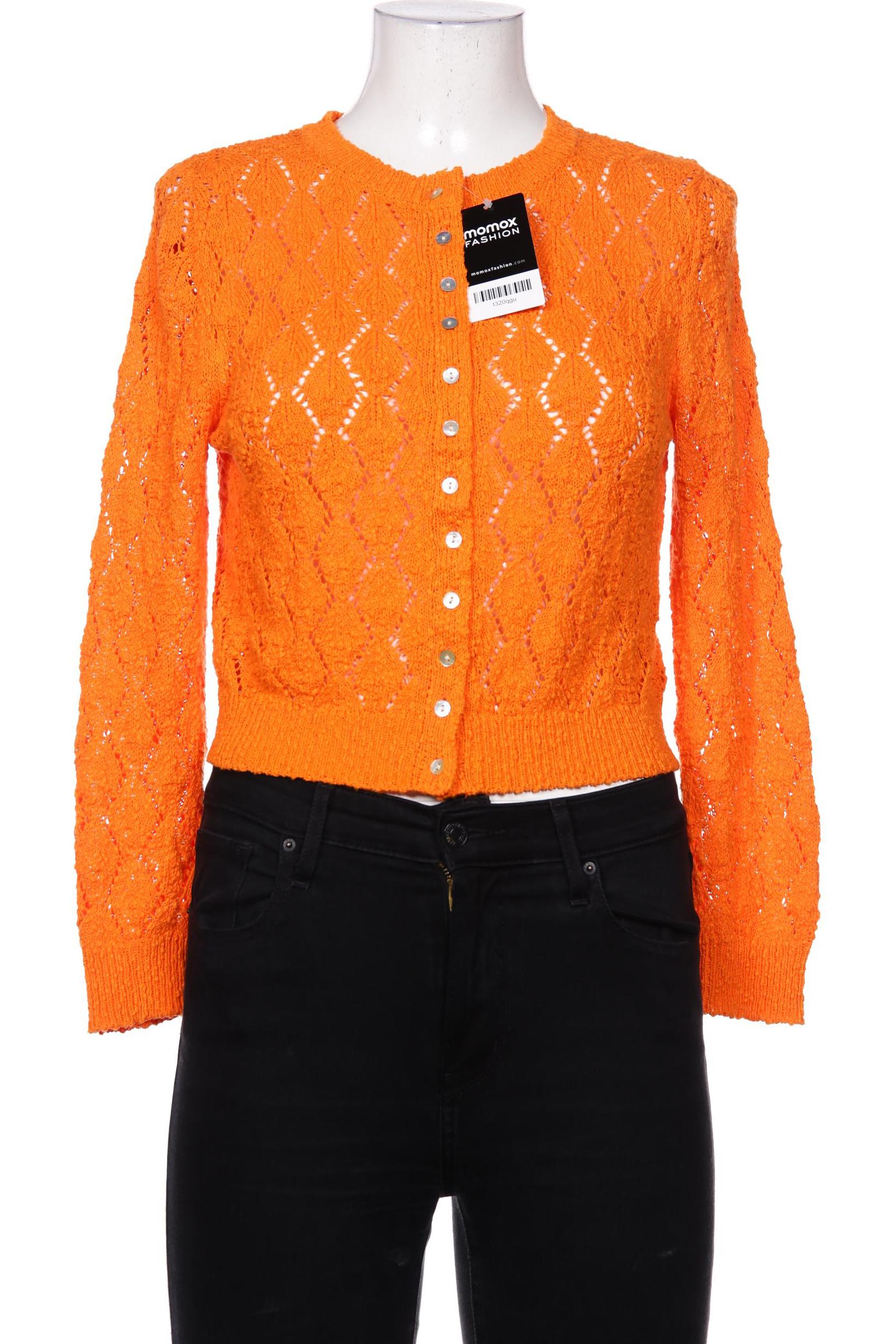 

Zara Damen Strickjacke, orange, Gr. 38